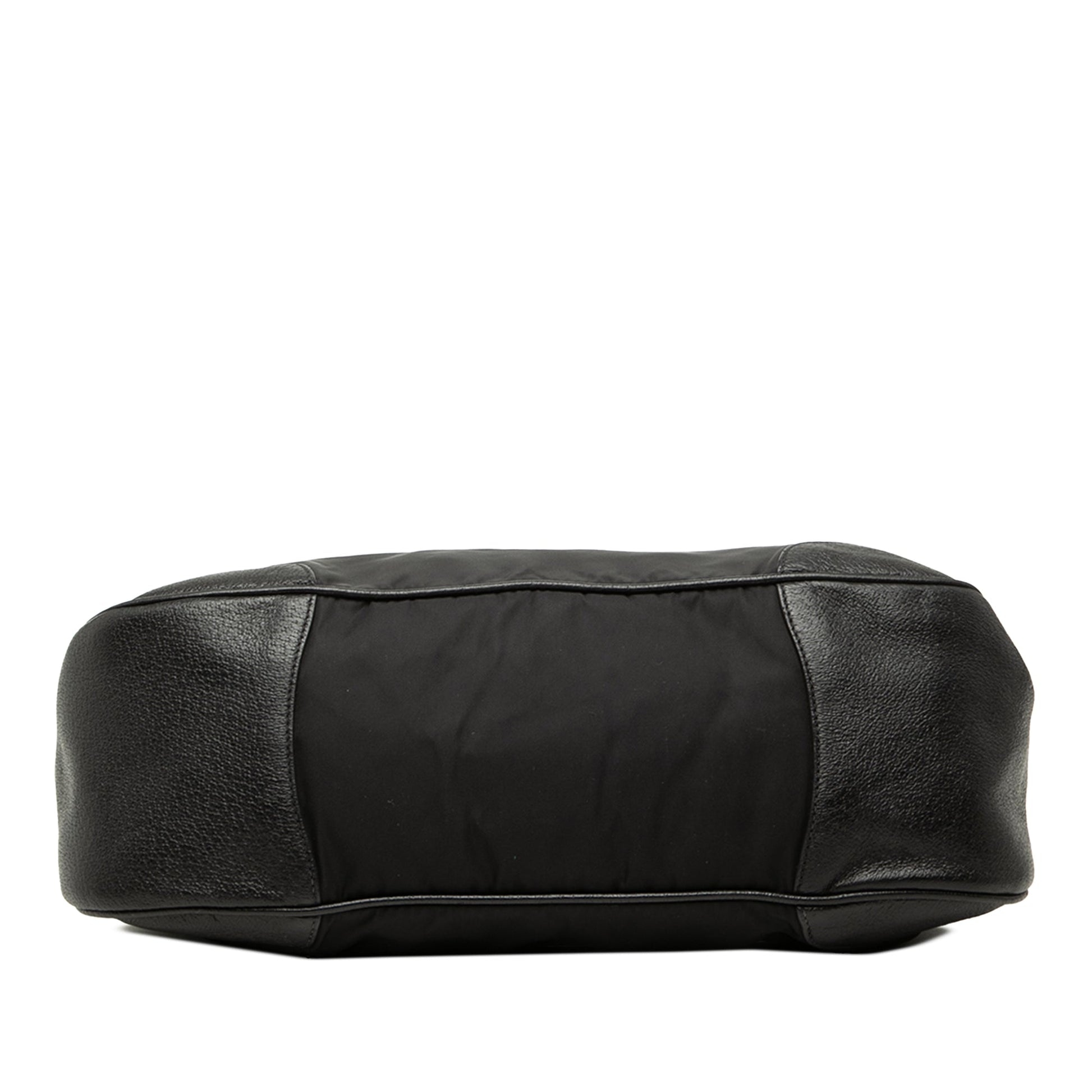 Prada Leather Trimmed Tessuto Satchel