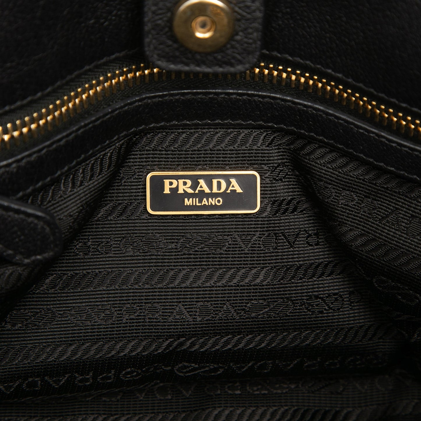 Prada Leather Trimmed Tessuto Satchel