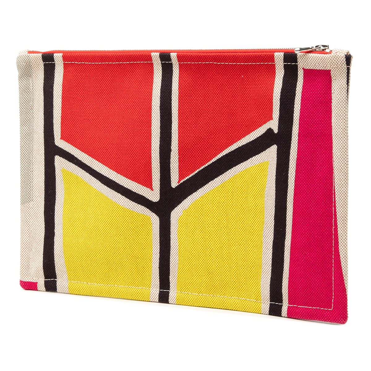 Hermès Toile Flat Waikiki Pouch