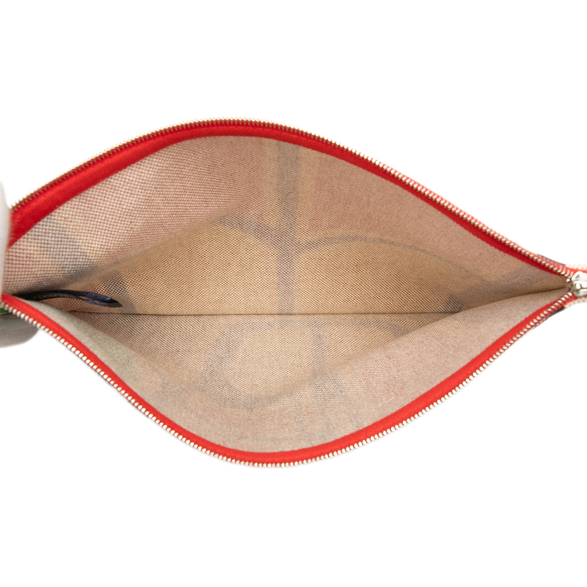 Hermès Toile Flat Waikiki Pouch