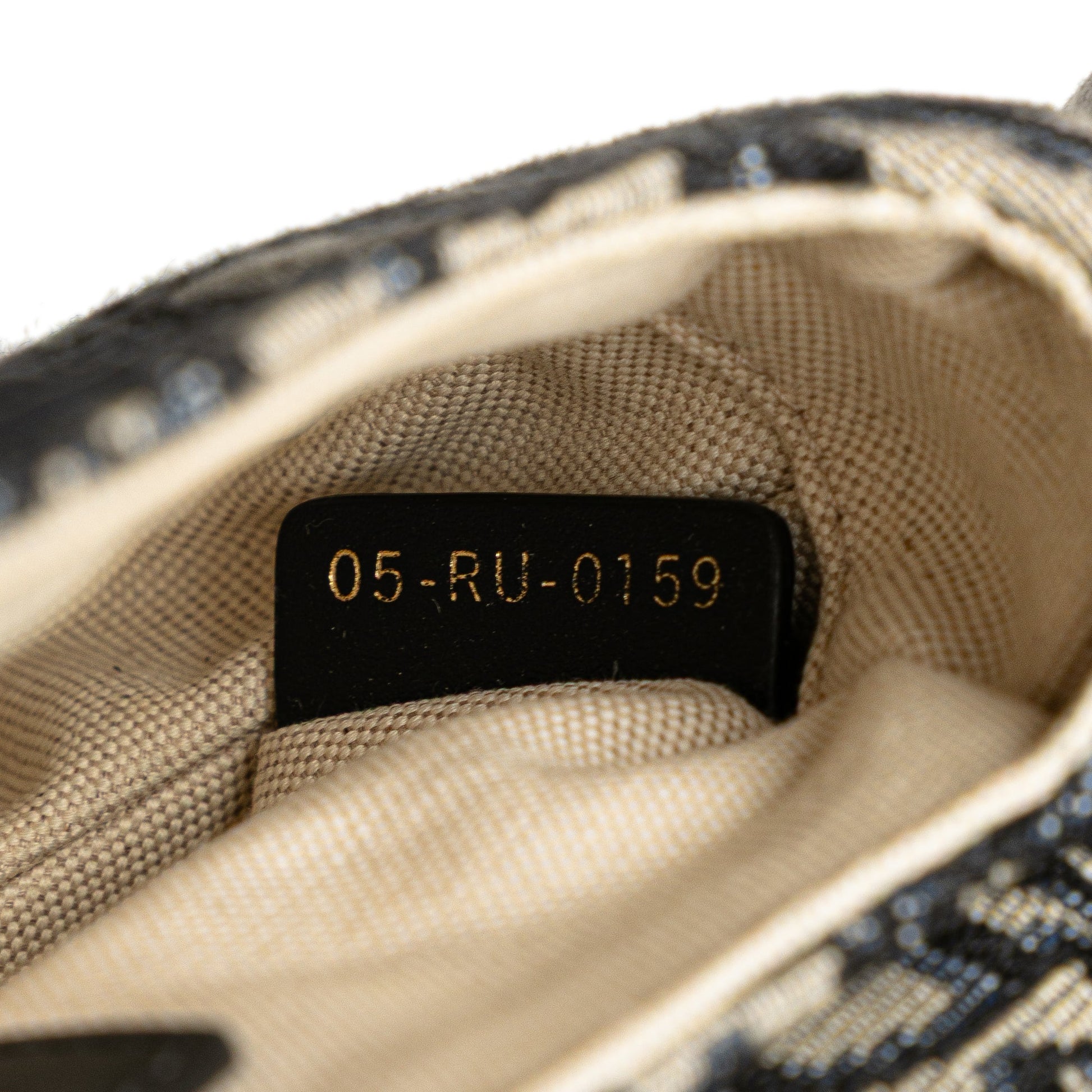 Dior Mini Oblique Canvas Saddle Bag