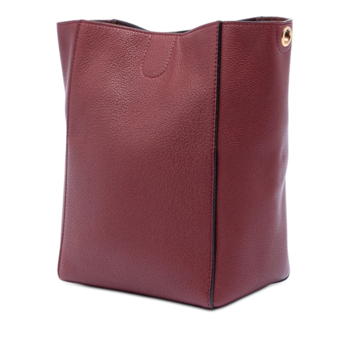 Celine Small Leather Seau Sangle Bucket Bag