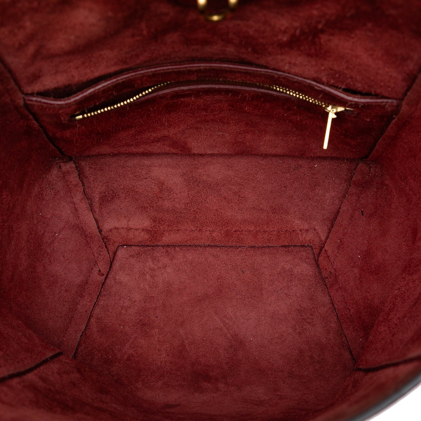 Celine Small Leather Seau Sangle Bucket Bag