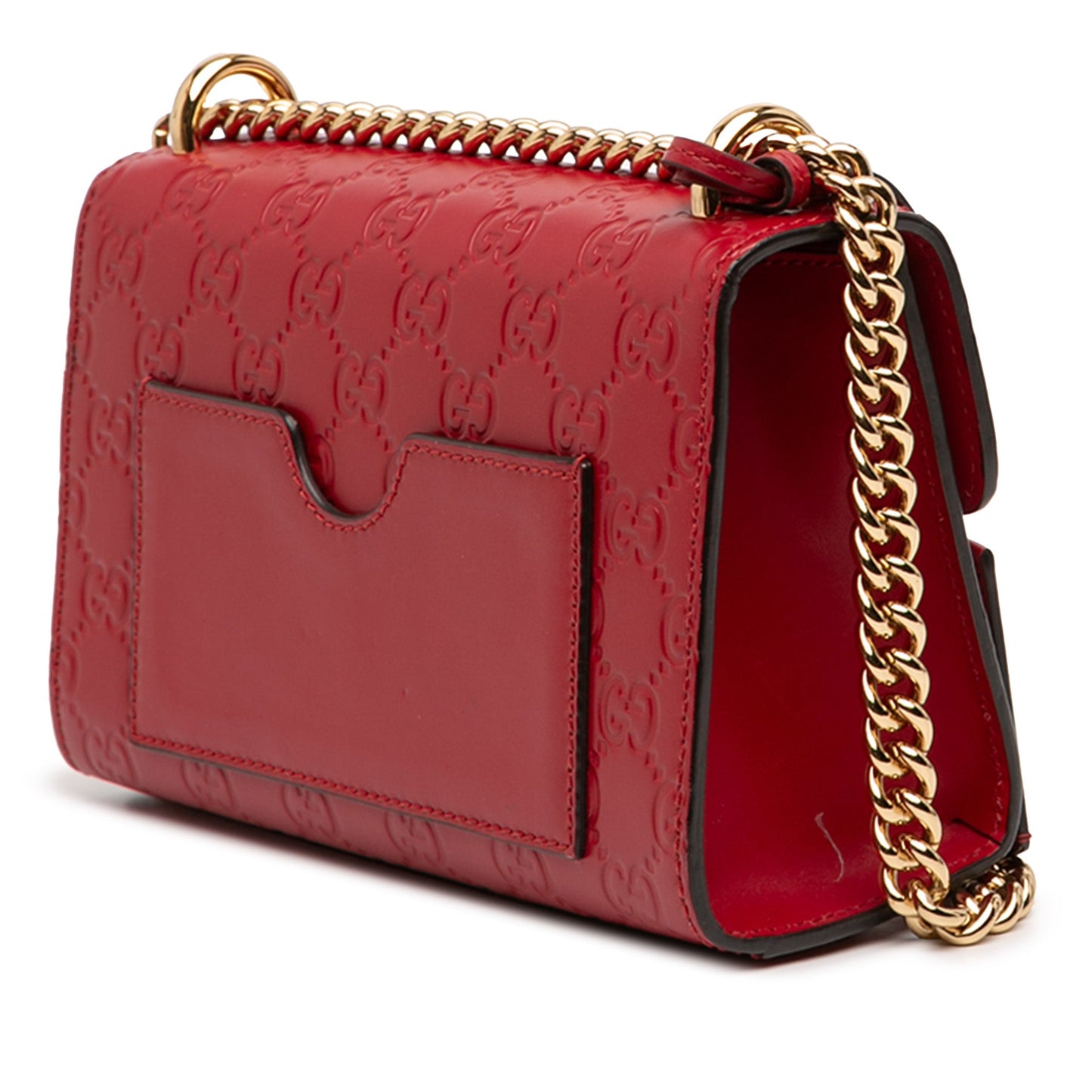 Gucci Small Guccissima Padlock Crossbody