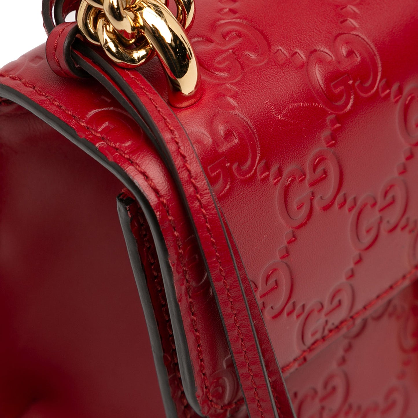 Gucci Small Guccissima Padlock Crossbody