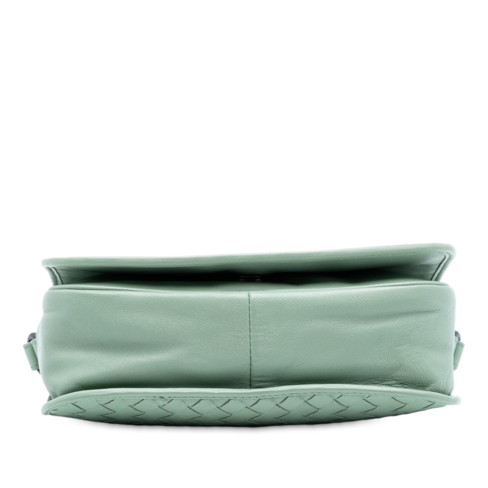 Bottega Veneta Nappa Intrecciato Flap Crossbody