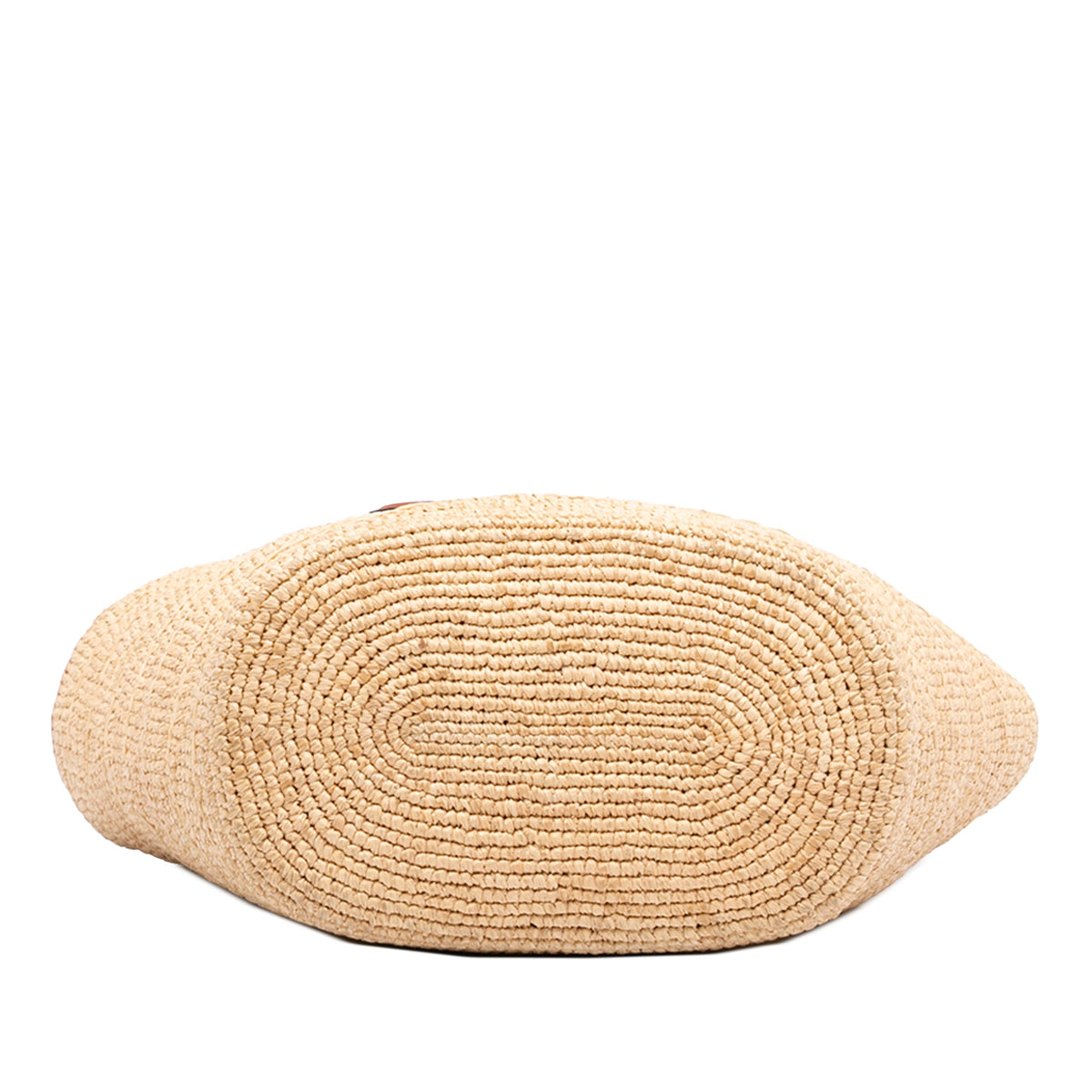 Celine Teen Supple Raffia Cuir Triomphe Classic Panier Tote