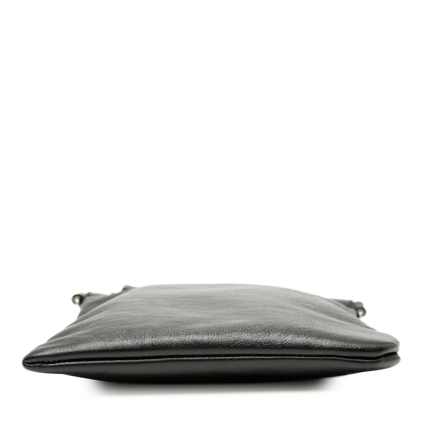 Antiqued Lambskin Sid Flat Crossbody