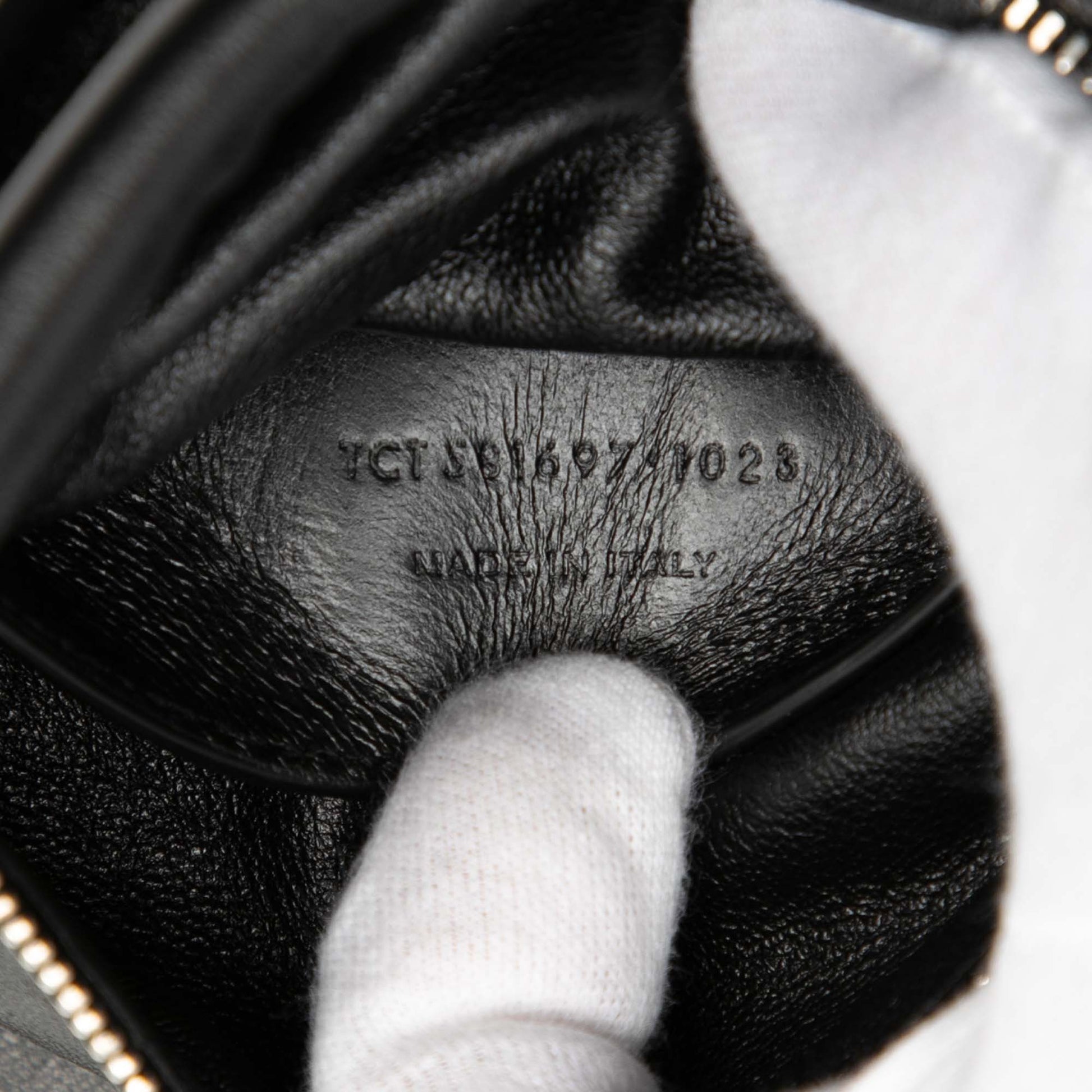 Antiqued Lambskin Sid Flat Crossbody