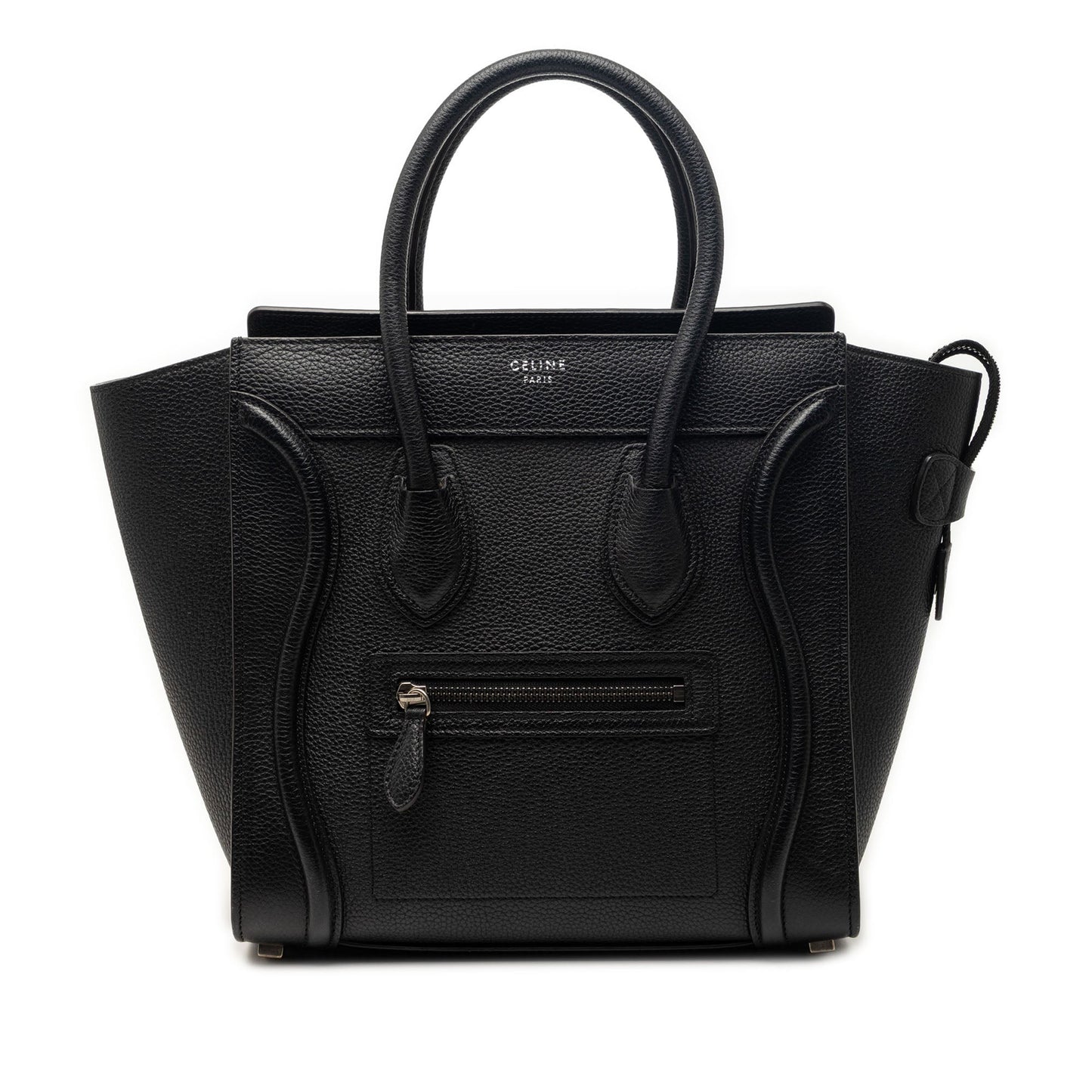 Micro Drummed Calfskin Luggage Tote