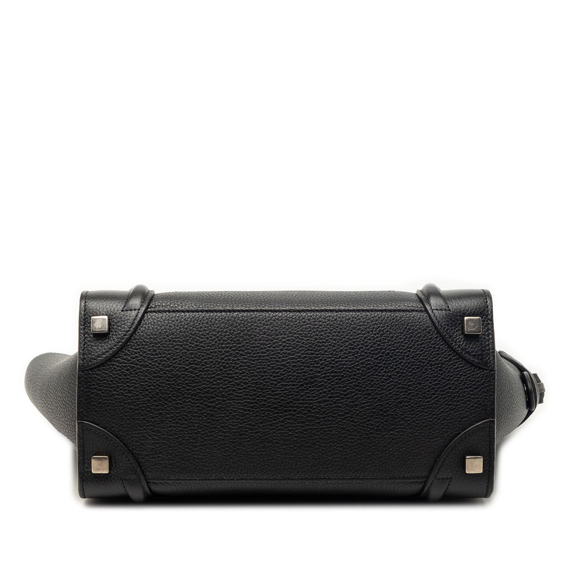Micro Drummed Calfskin Luggage Tote