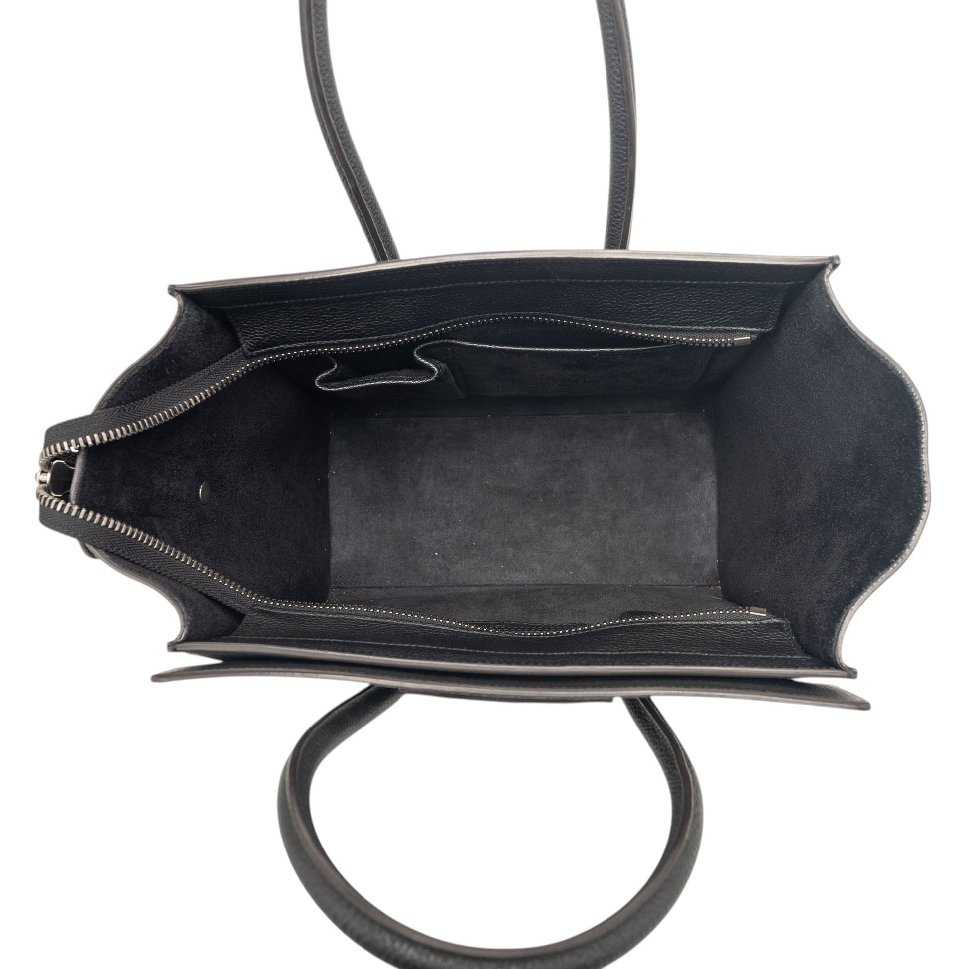 Micro Drummed Calfskin Luggage Tote