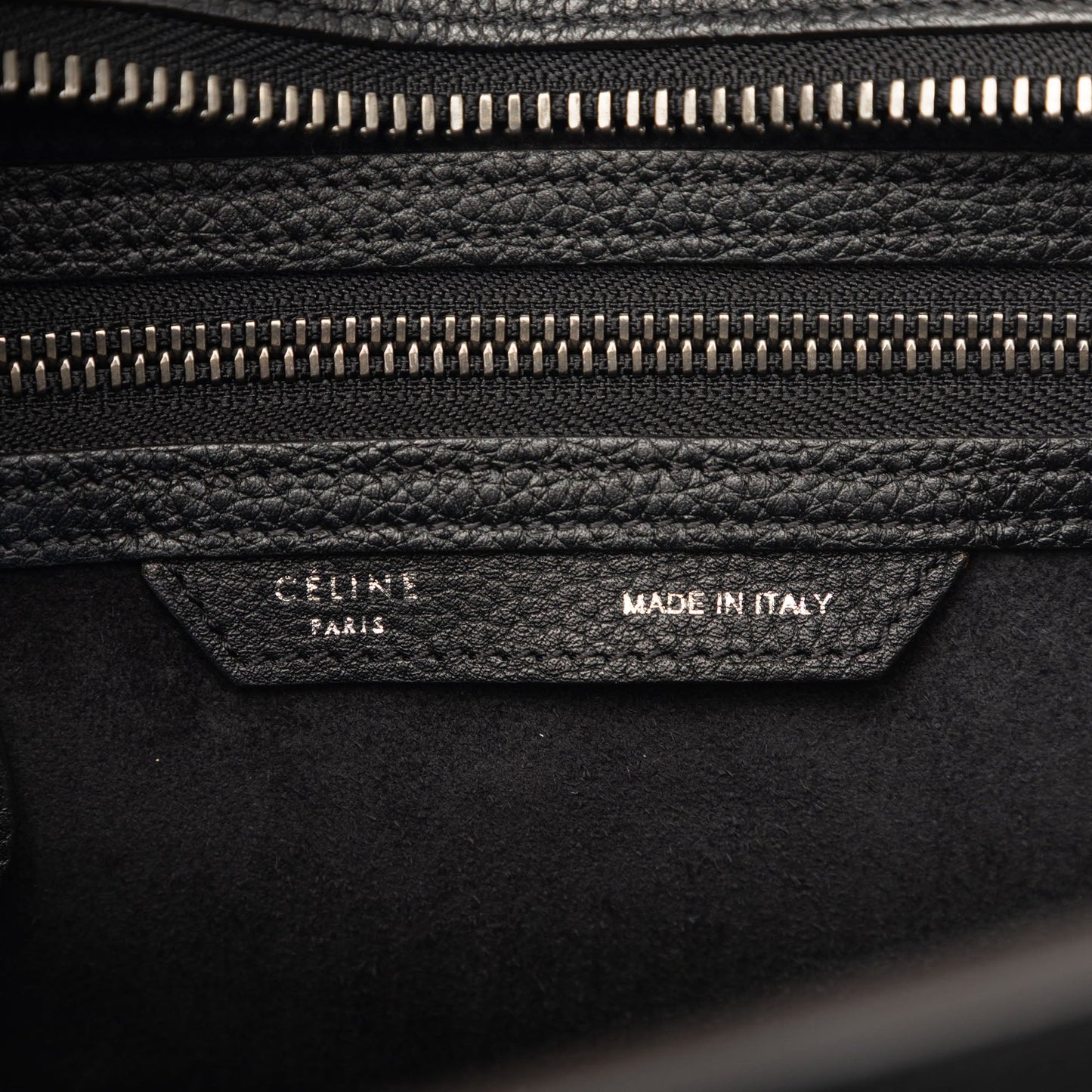 Micro Drummed Calfskin Luggage Tote
