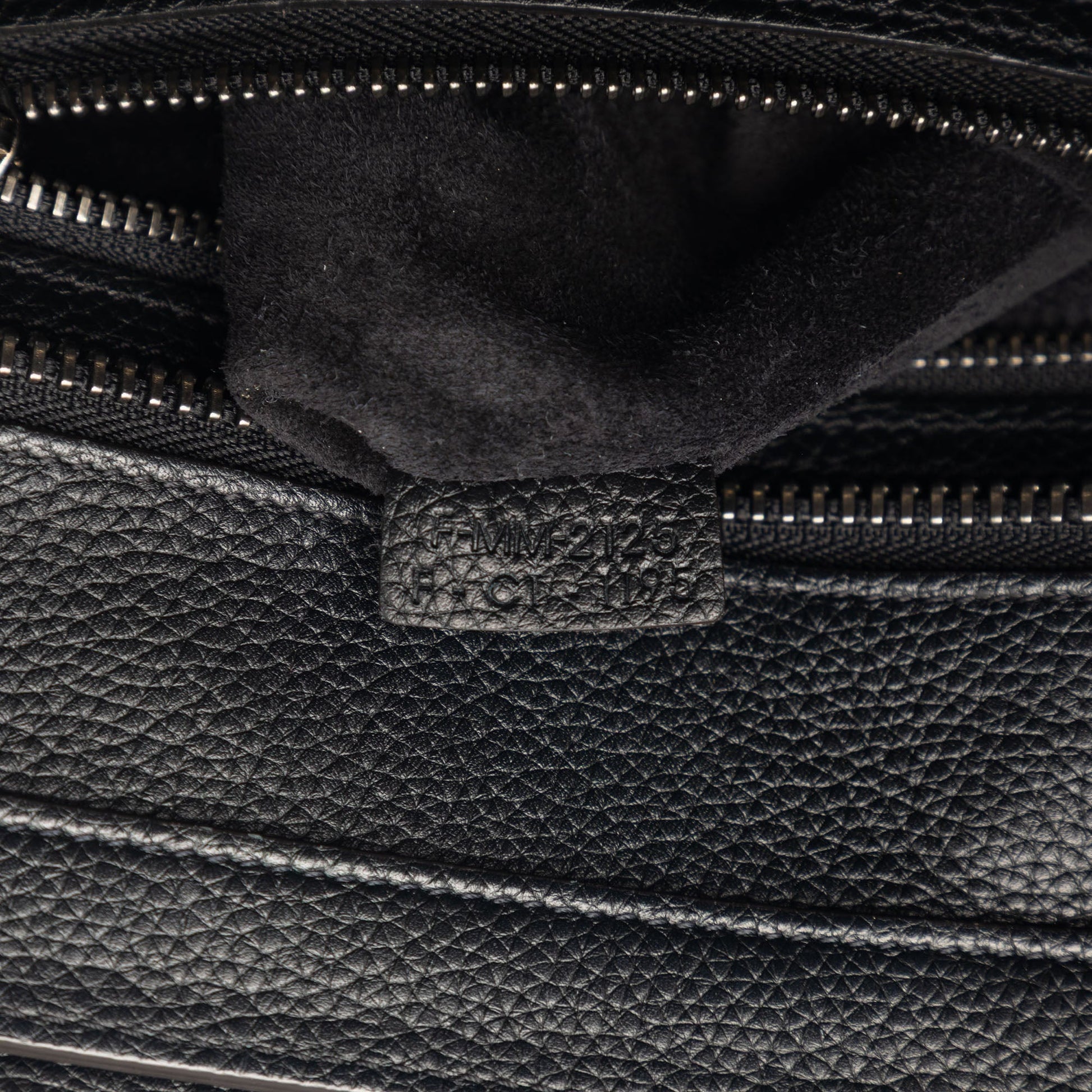 Micro Drummed Calfskin Luggage Tote