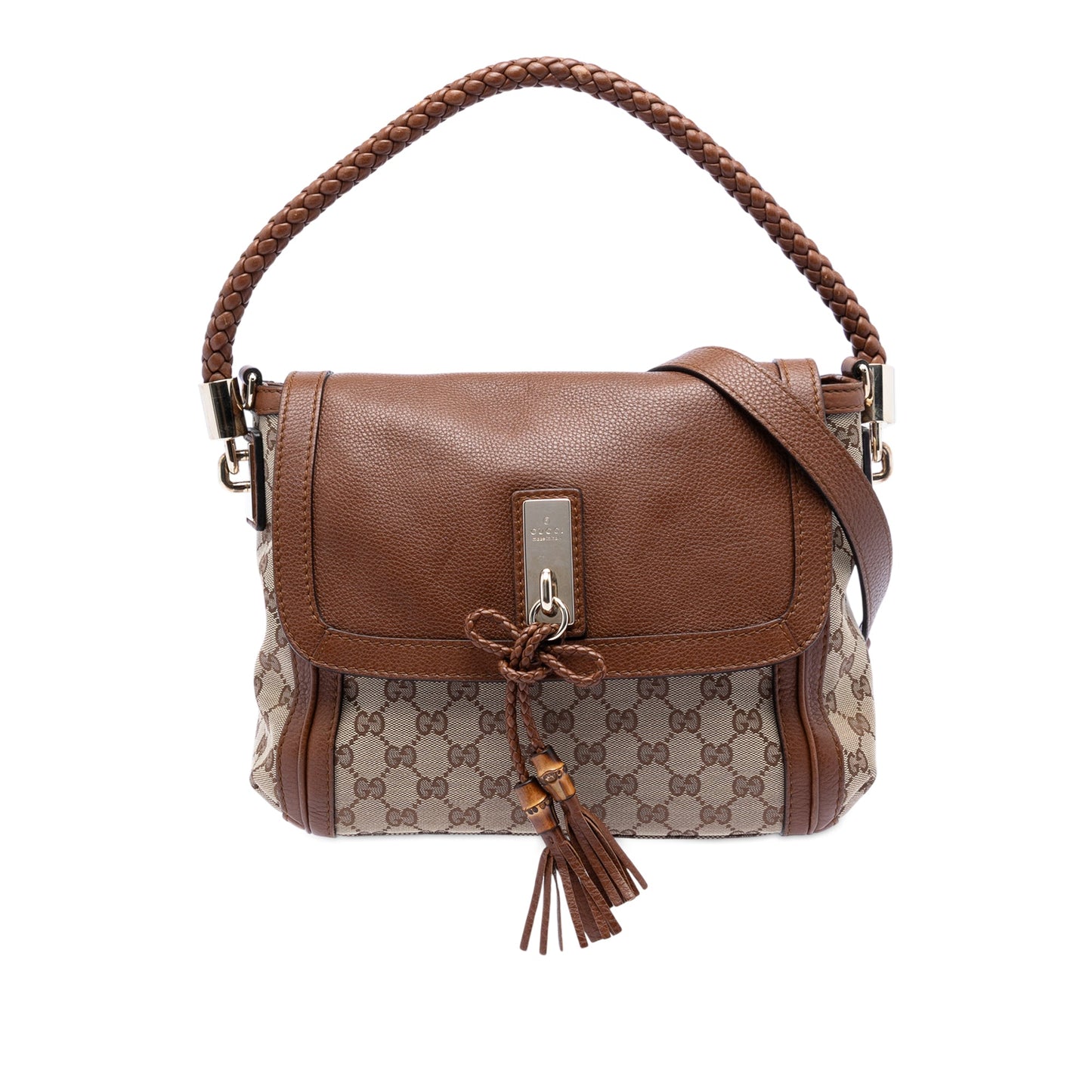 Gucci GG Canvas Bella Flap Satchel