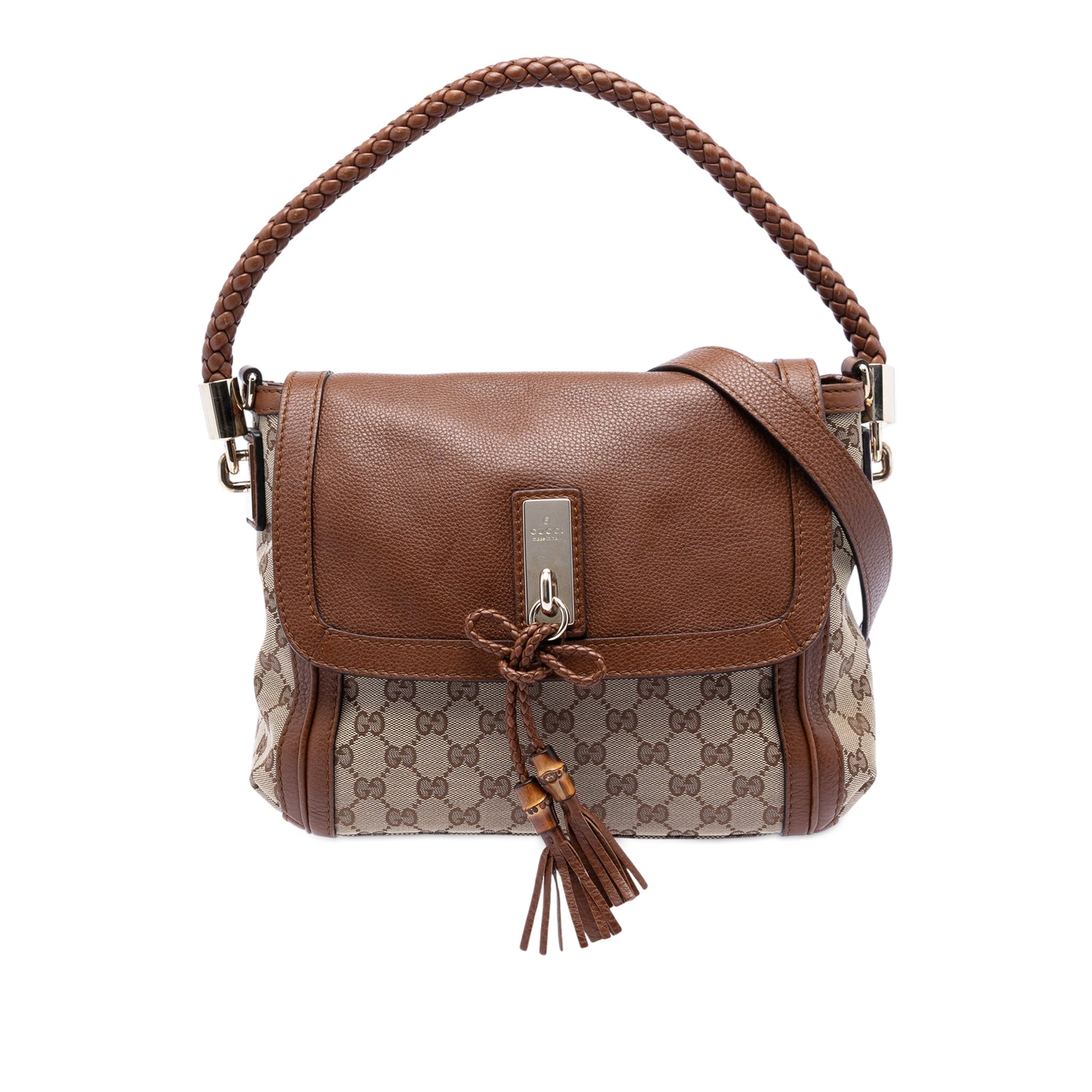 Gucci GG Canvas Bella Flap Satchel