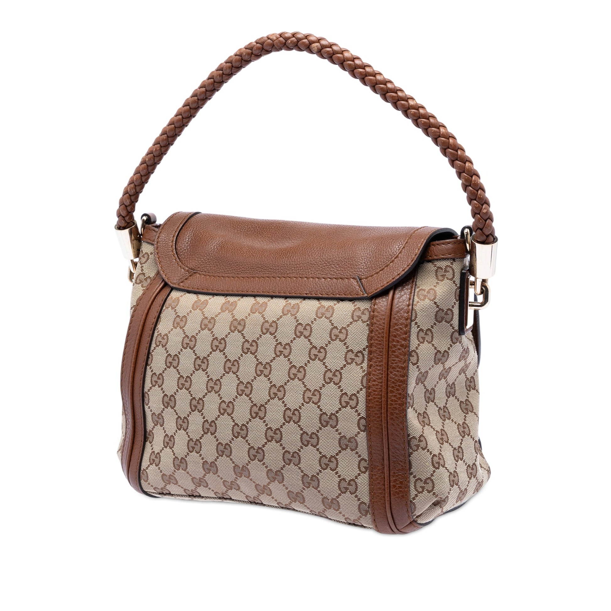 Gucci GG Canvas Bella Flap Satchel