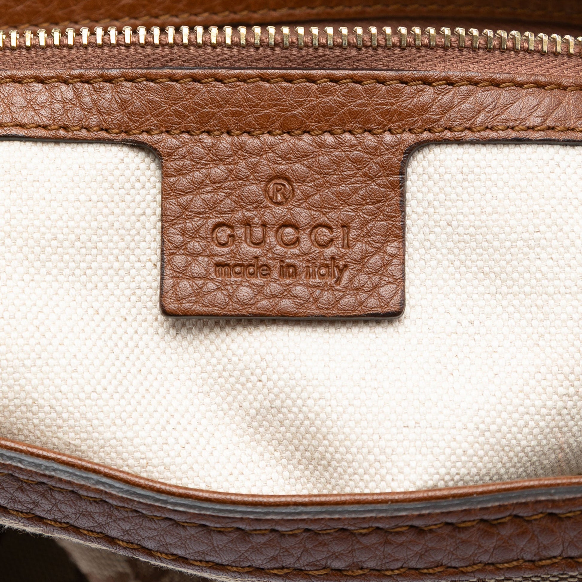 Gucci GG Canvas Bella Flap Satchel