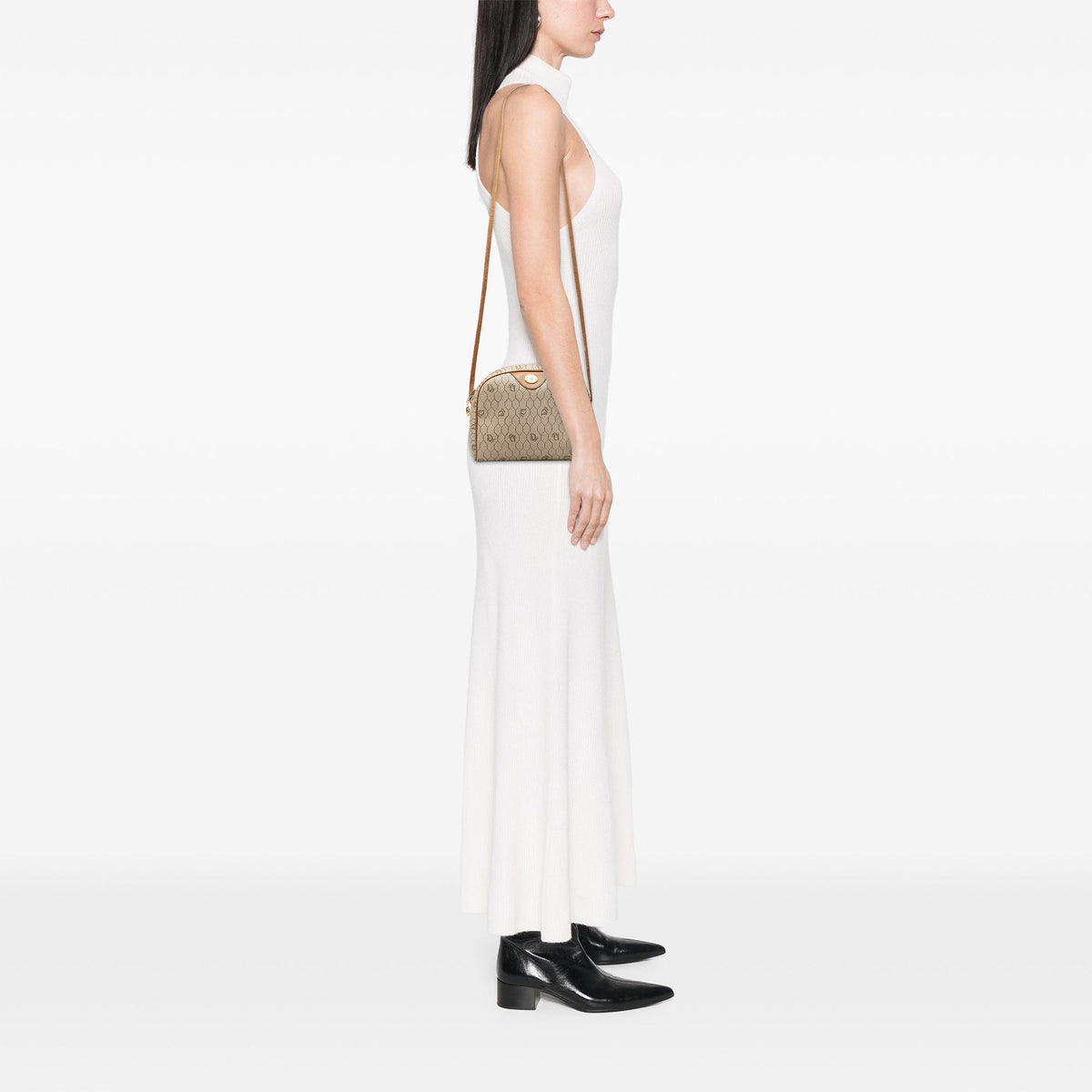 Dior Honeycomb Coated Canvas Crossbody