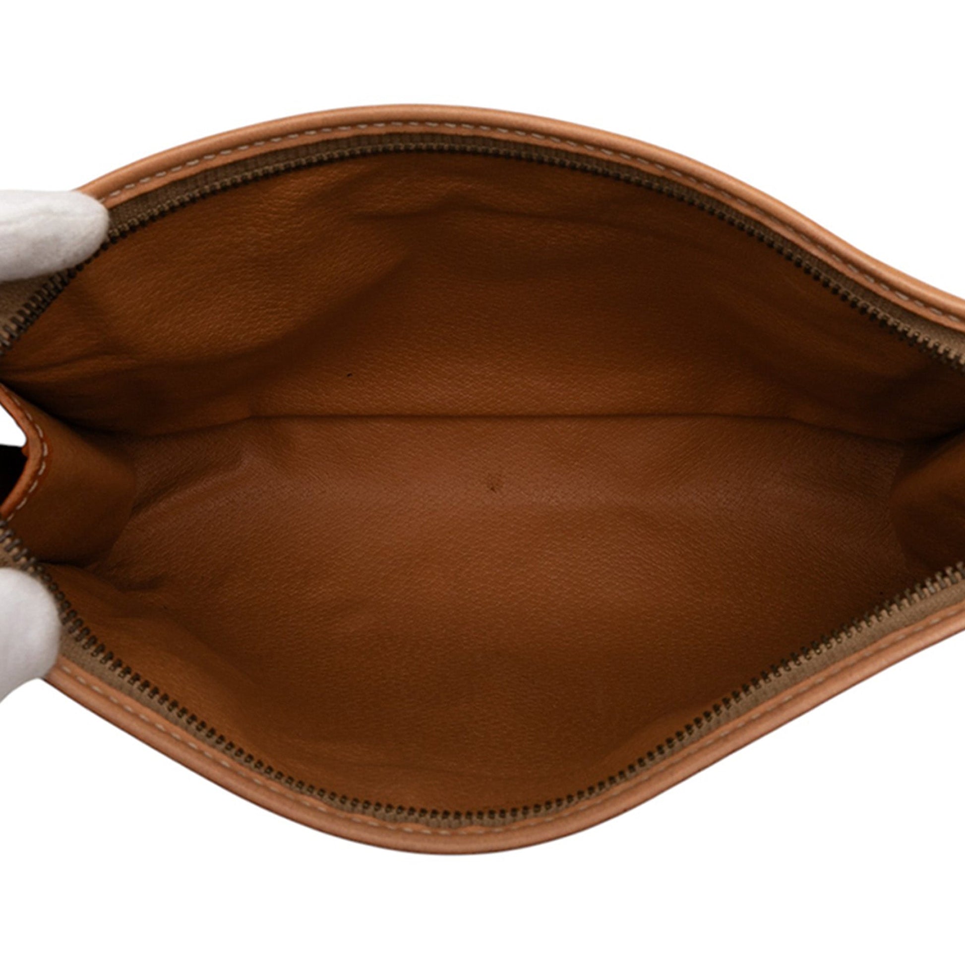Celine Macadam Coated Canvas Clutch