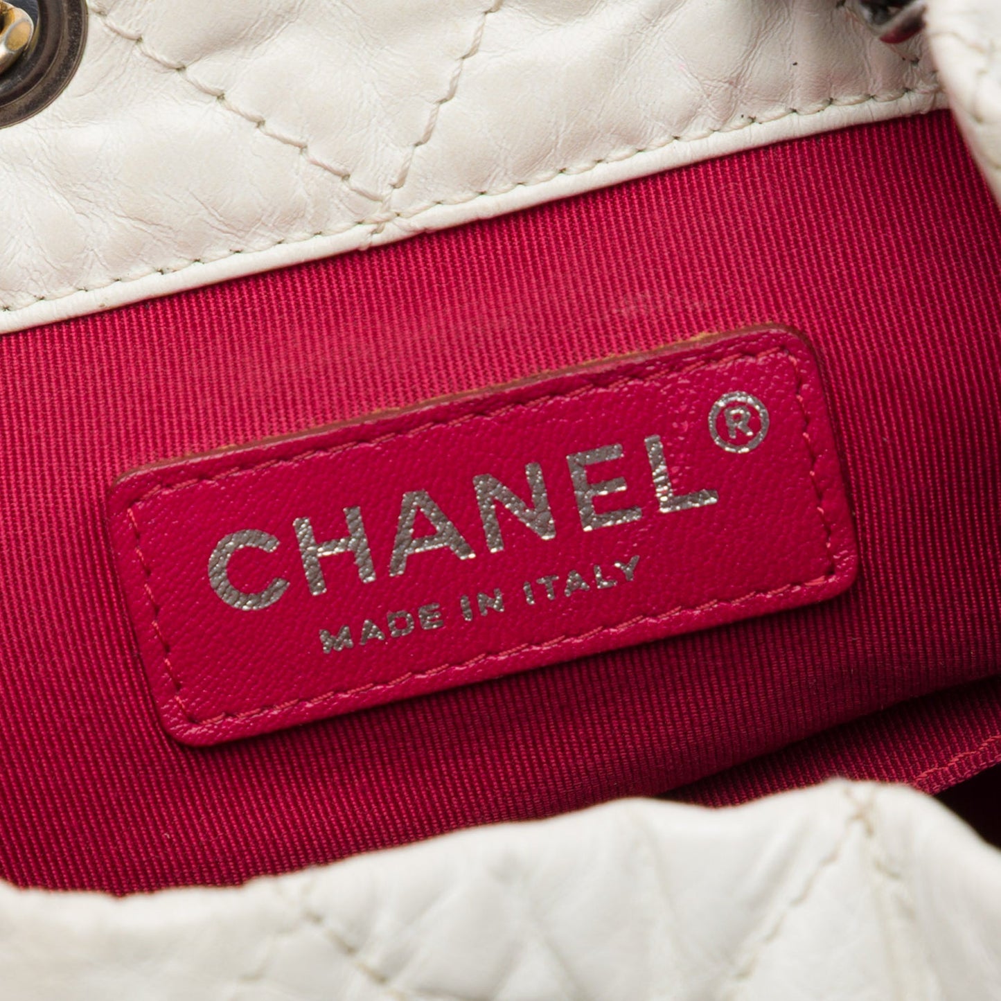 Chanel Small Bicolor Quilted Aged Calfskin Gabrielle Backpack