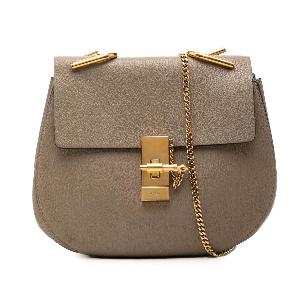 Chloé Small Grained Calfskin Drew Crossbody
