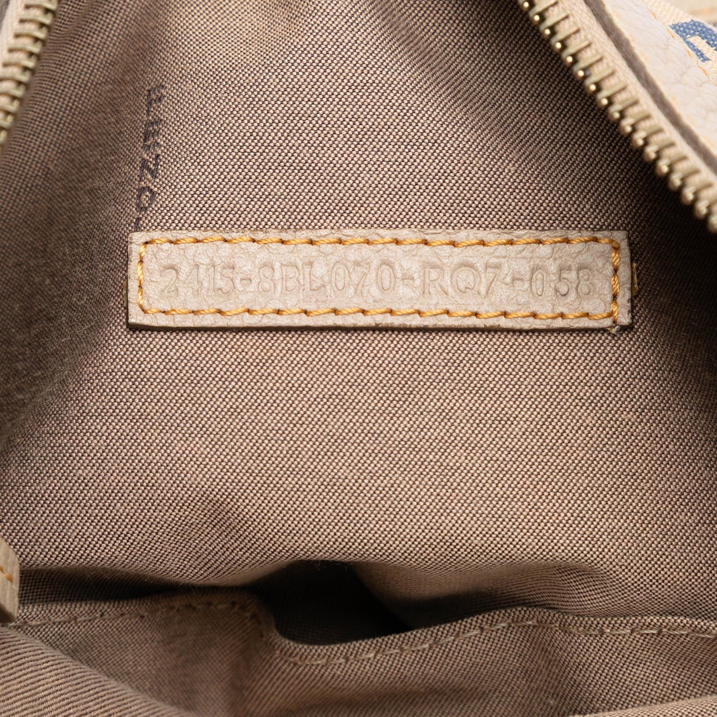 Fendi Zucchino Canvas Tote