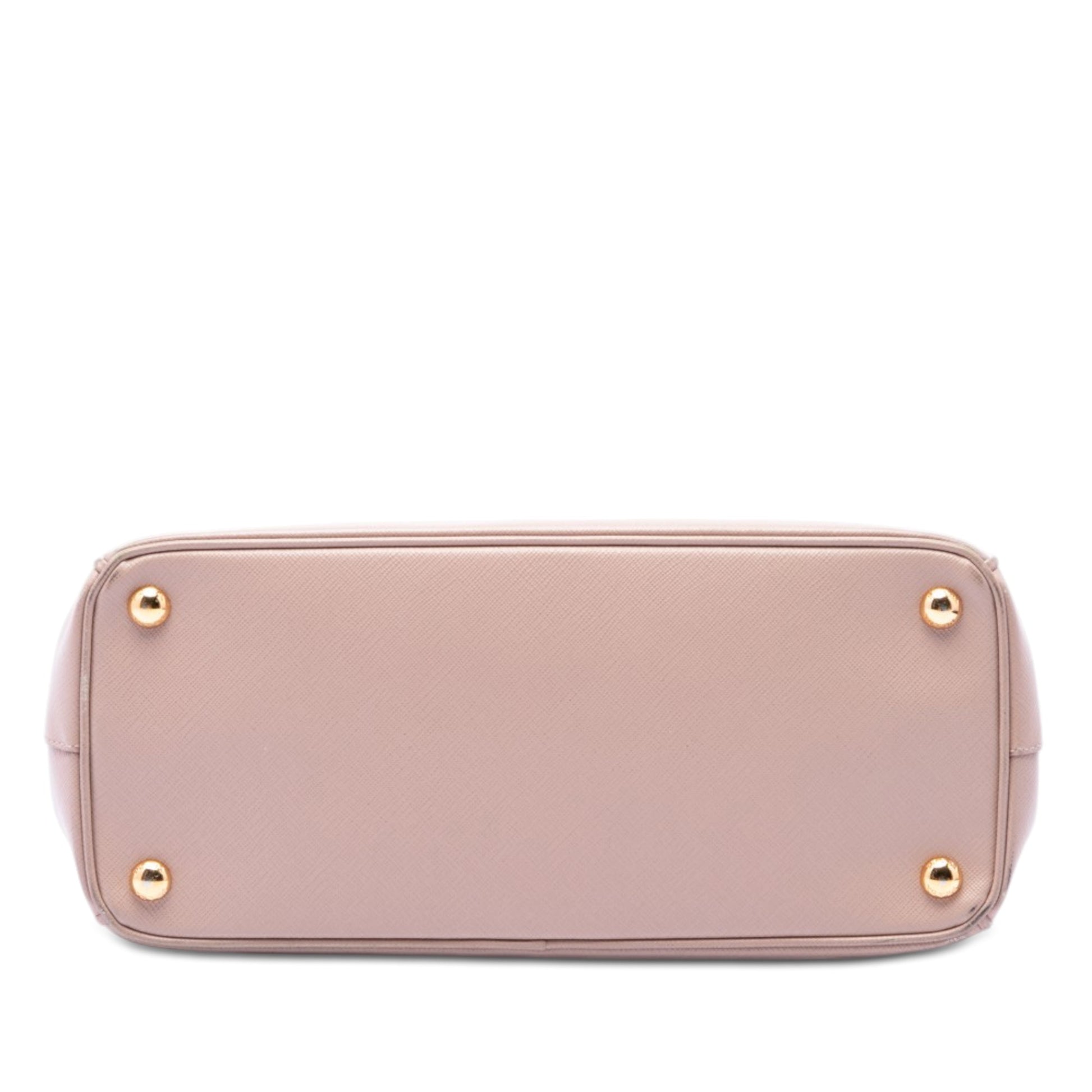 Prada Small Saffiano Lux Galleria Double Zip Satchel