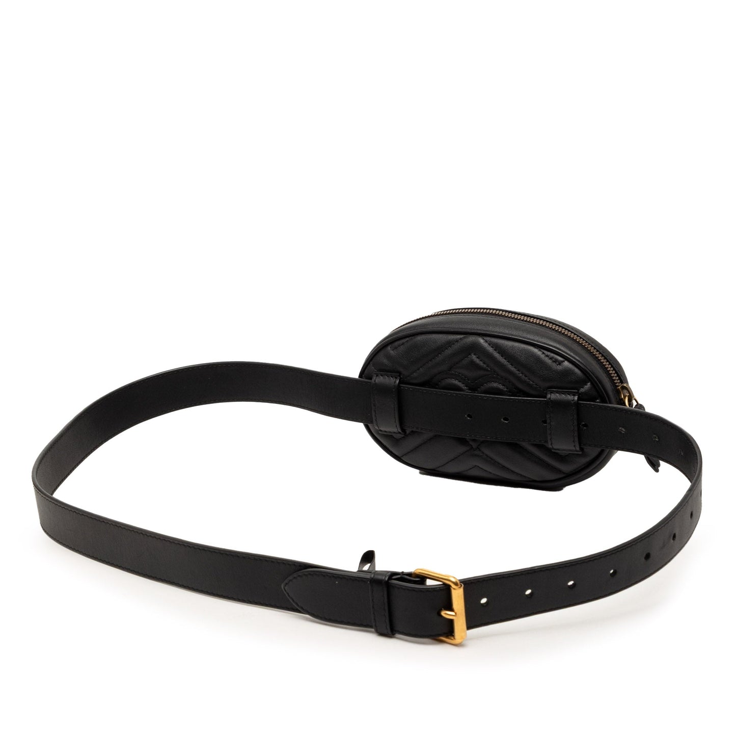 Gucci GG Marmont Matelasse Leather Belt Bag