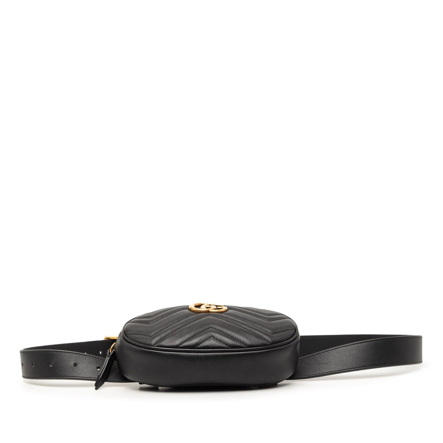 Gucci GG Marmont Matelasse Leather Belt Bag