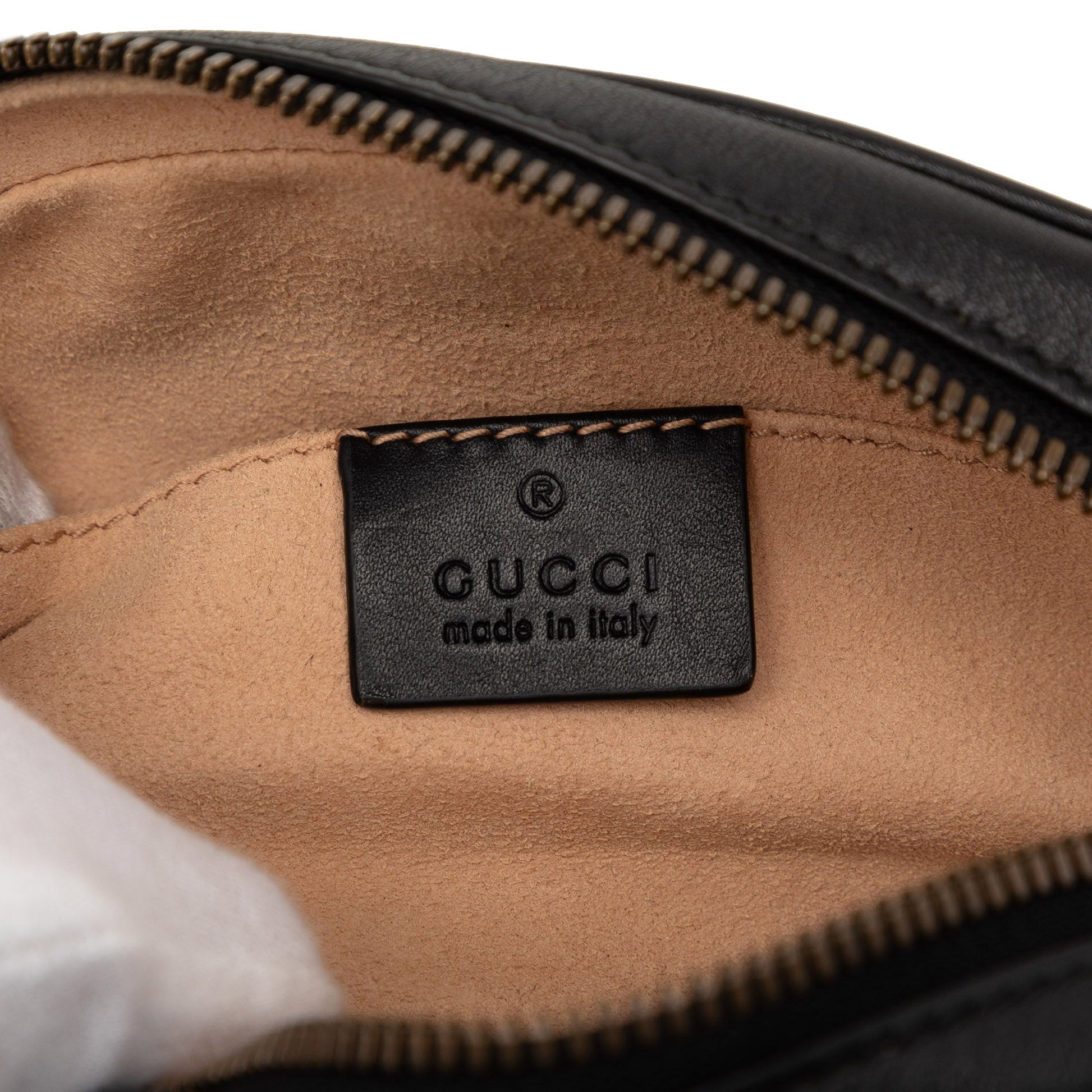 Gucci GG Marmont Matelasse Leather Belt Bag