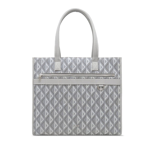 Dior Large CD Diamond Coated Canvas Safari Tote