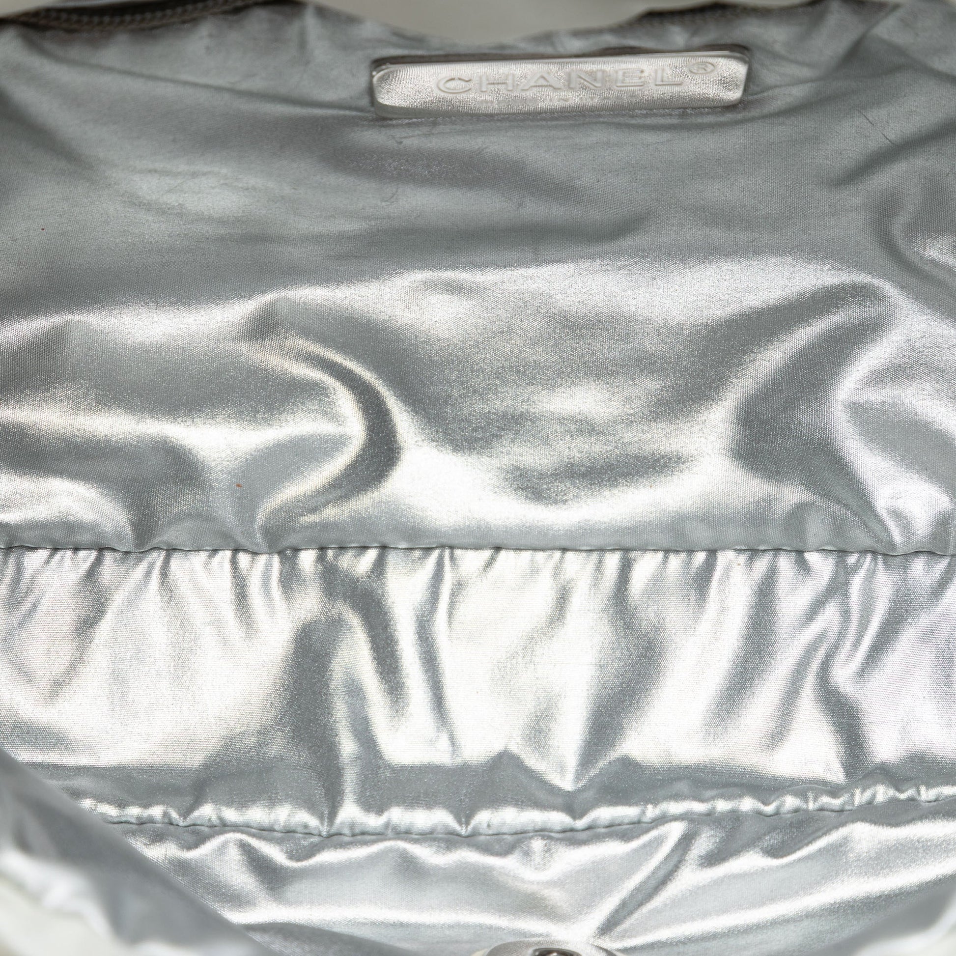 Chanel CC Nylon Ruffled Single Flap