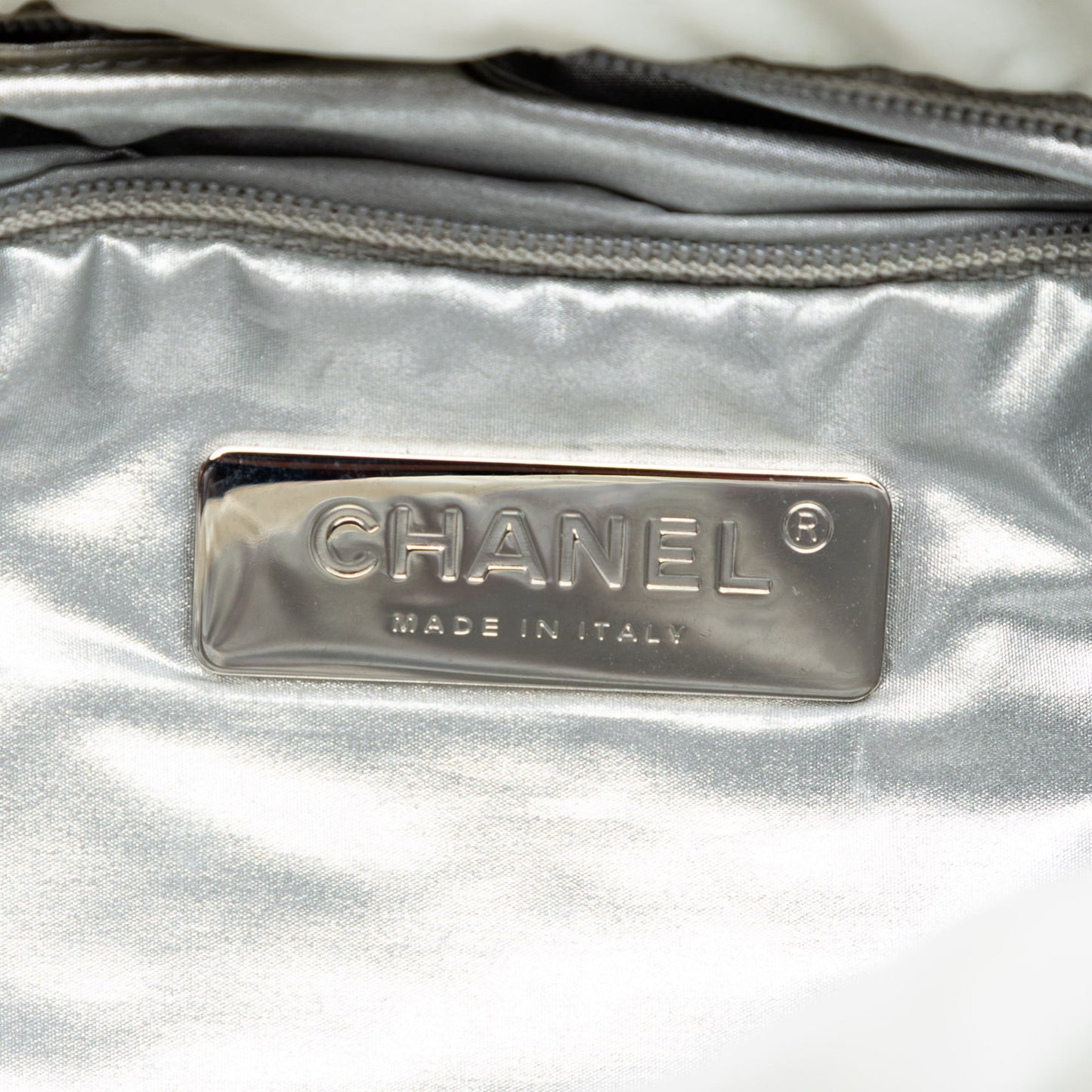 Chanel CC Nylon Ruffled Single Flap
