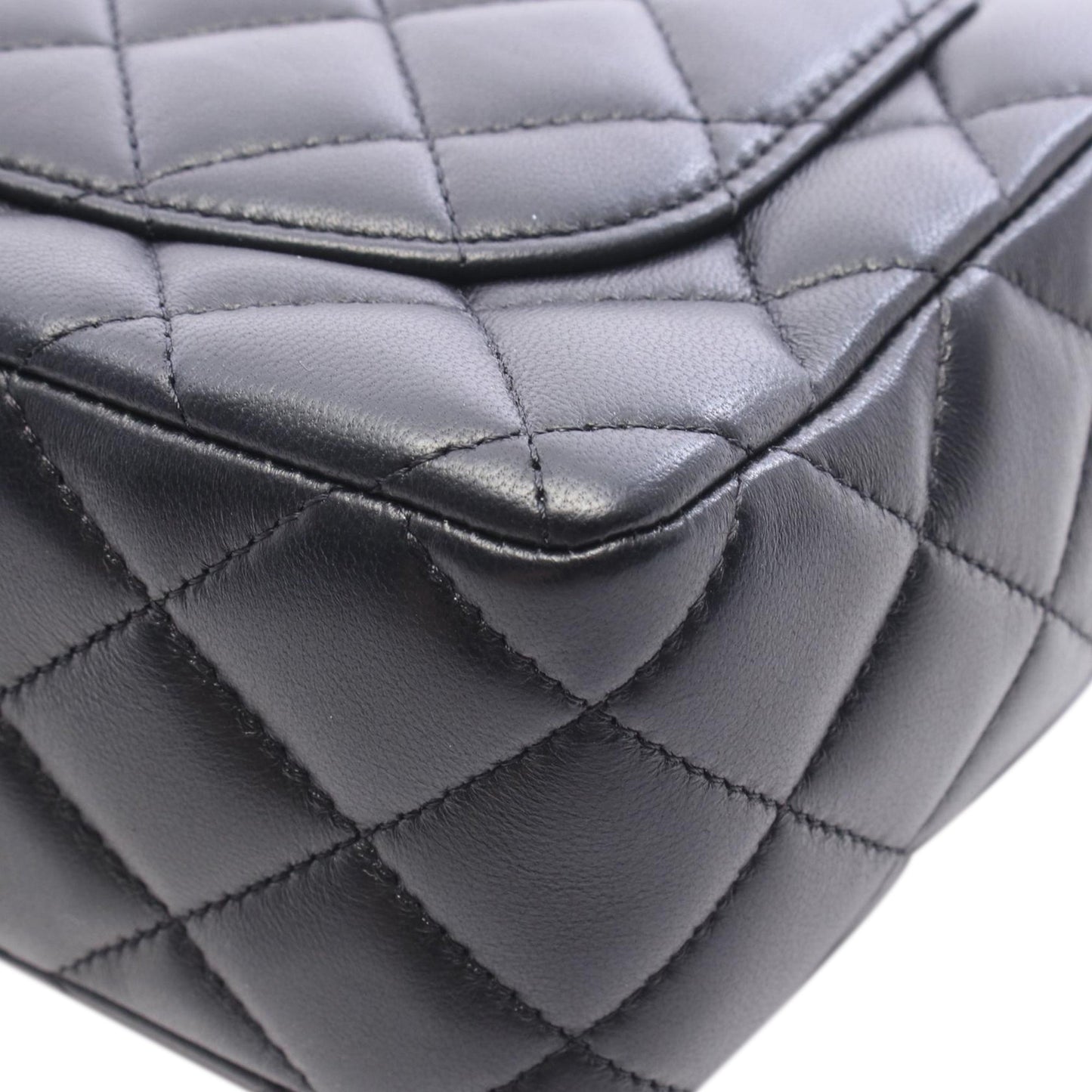 Chanel Mini Square Classic Lambskin Casino Royale Charms Single Flap
