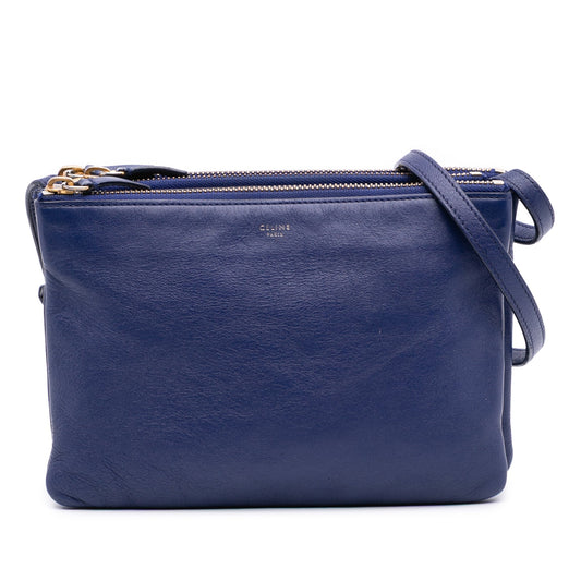 Celine Small Lambskin Trio Crossbody