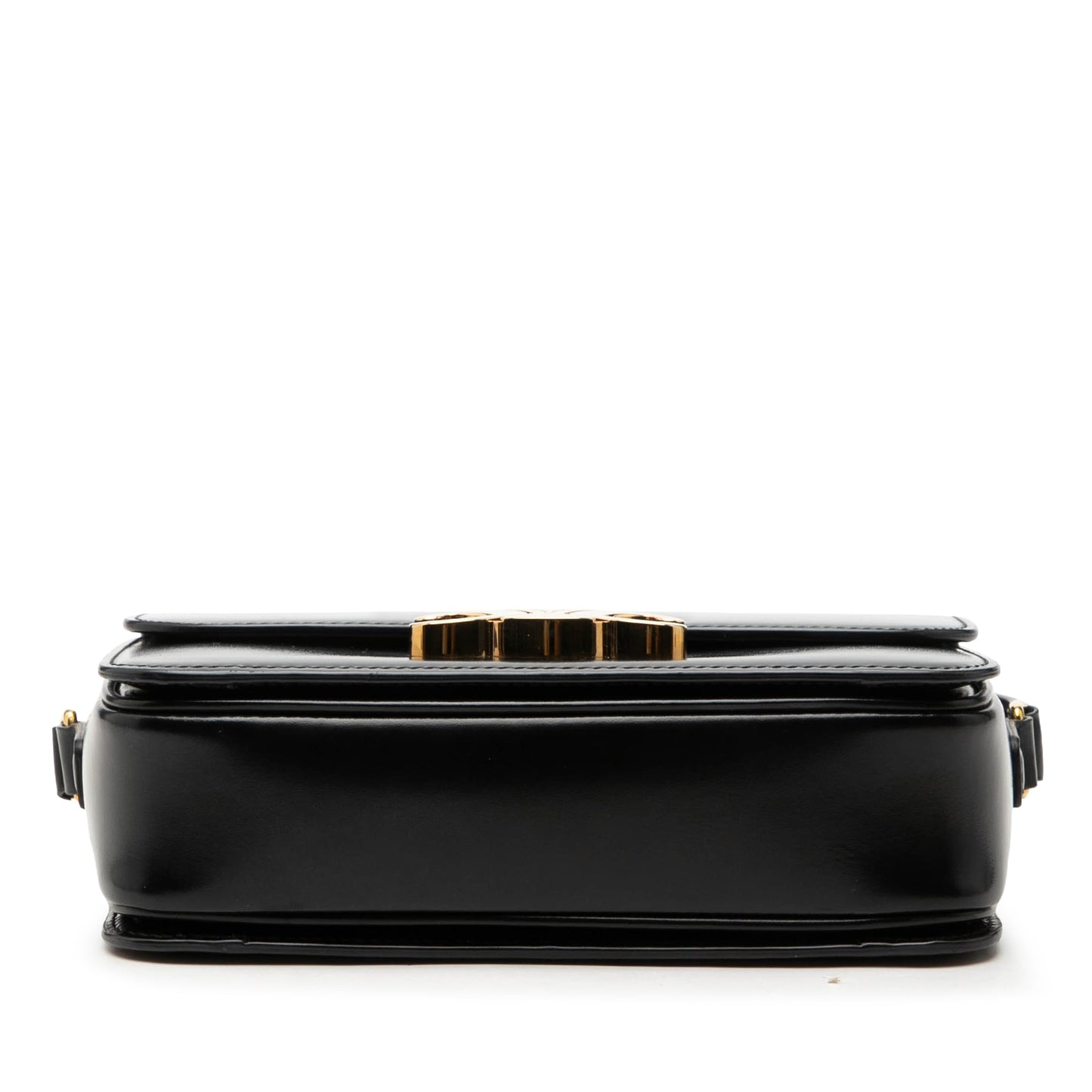 Celine Teen Shiny Calfskin Triomphe Crossbody