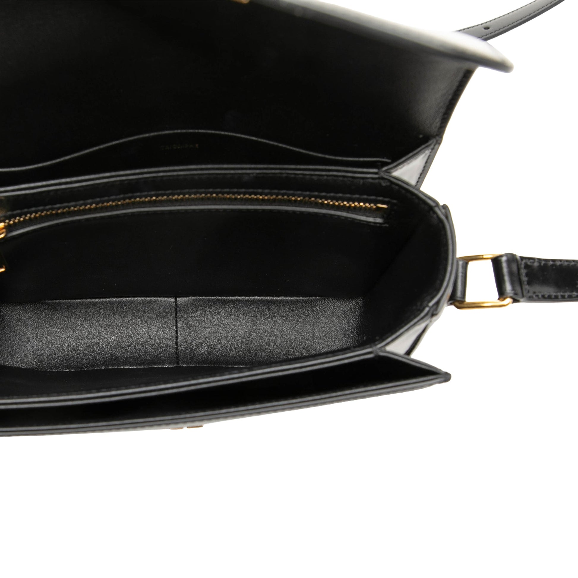 Celine Teen Shiny Calfskin Triomphe Crossbody