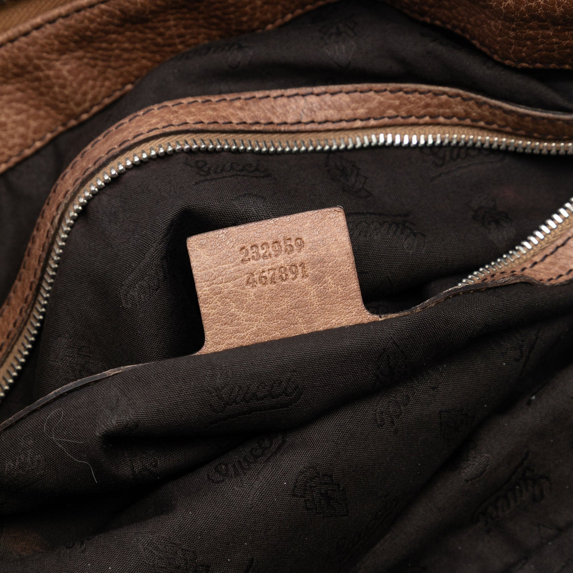 Gucci Medium GG Canvas Bamboo Bar Tote