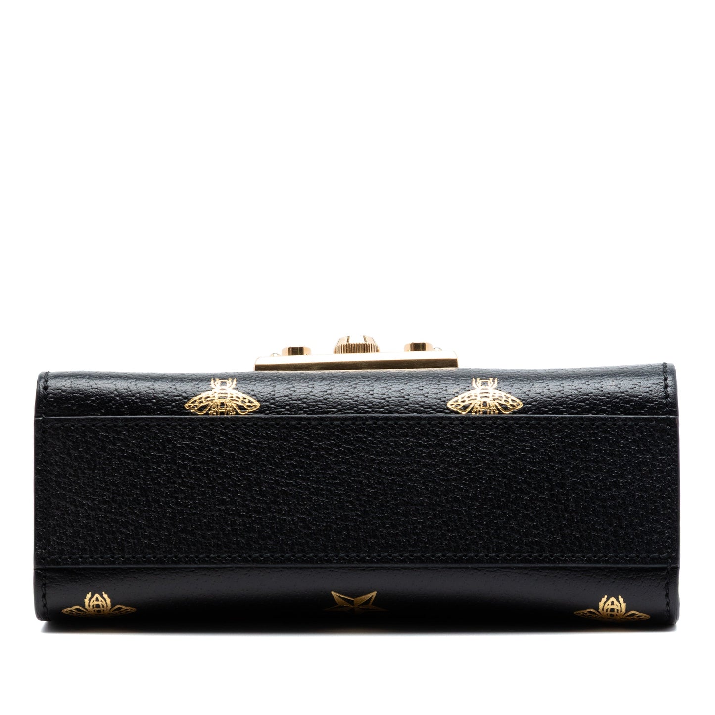 Gucci Small Calfskin Bee Star Padlock Crossbody