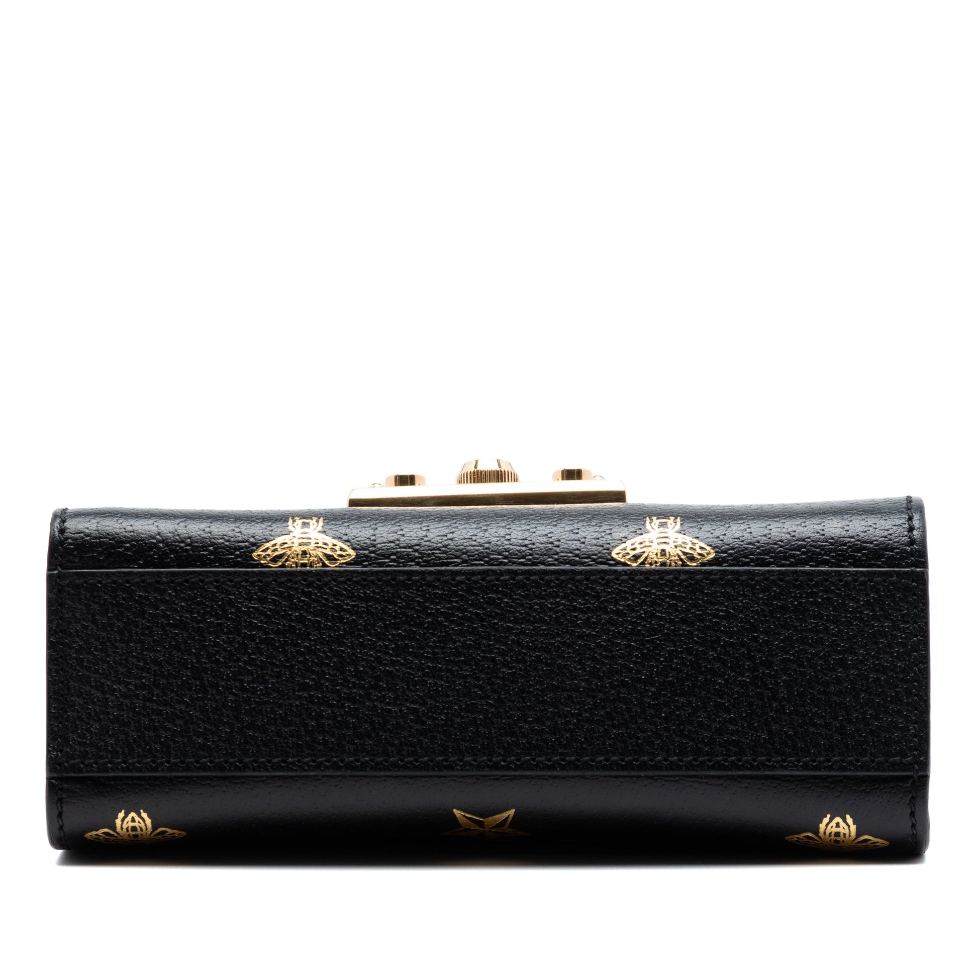 Gucci Small Calfskin Bee Star Padlock Crossbody
