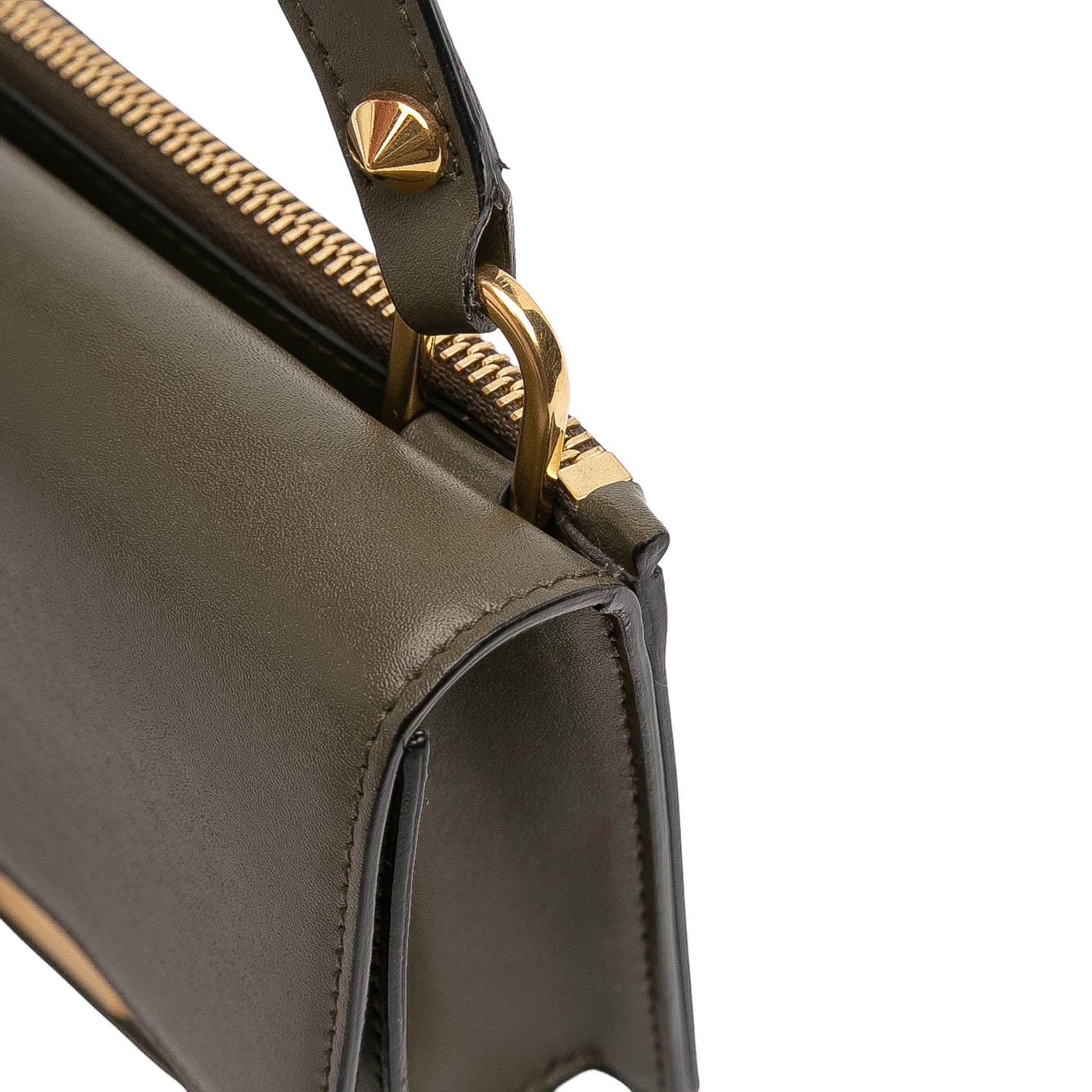 Alexander McQueen Mini Leather Skull Lock Top Handle Bag