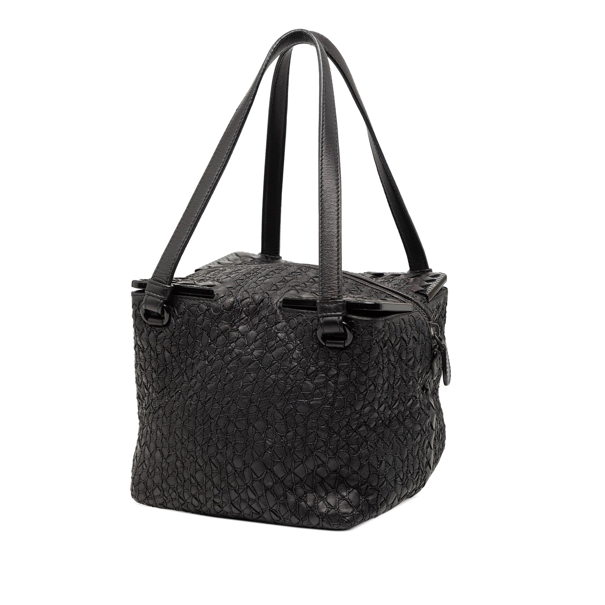 Bottega Veneta Nappa Intrecciato Square Handbag