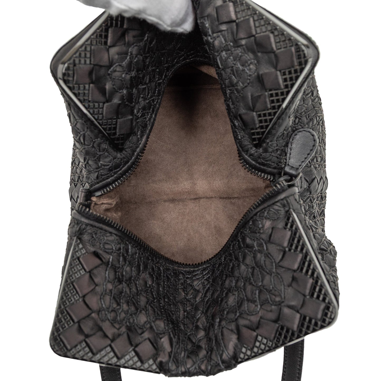 Bottega Veneta Nappa Intrecciato Square Handbag