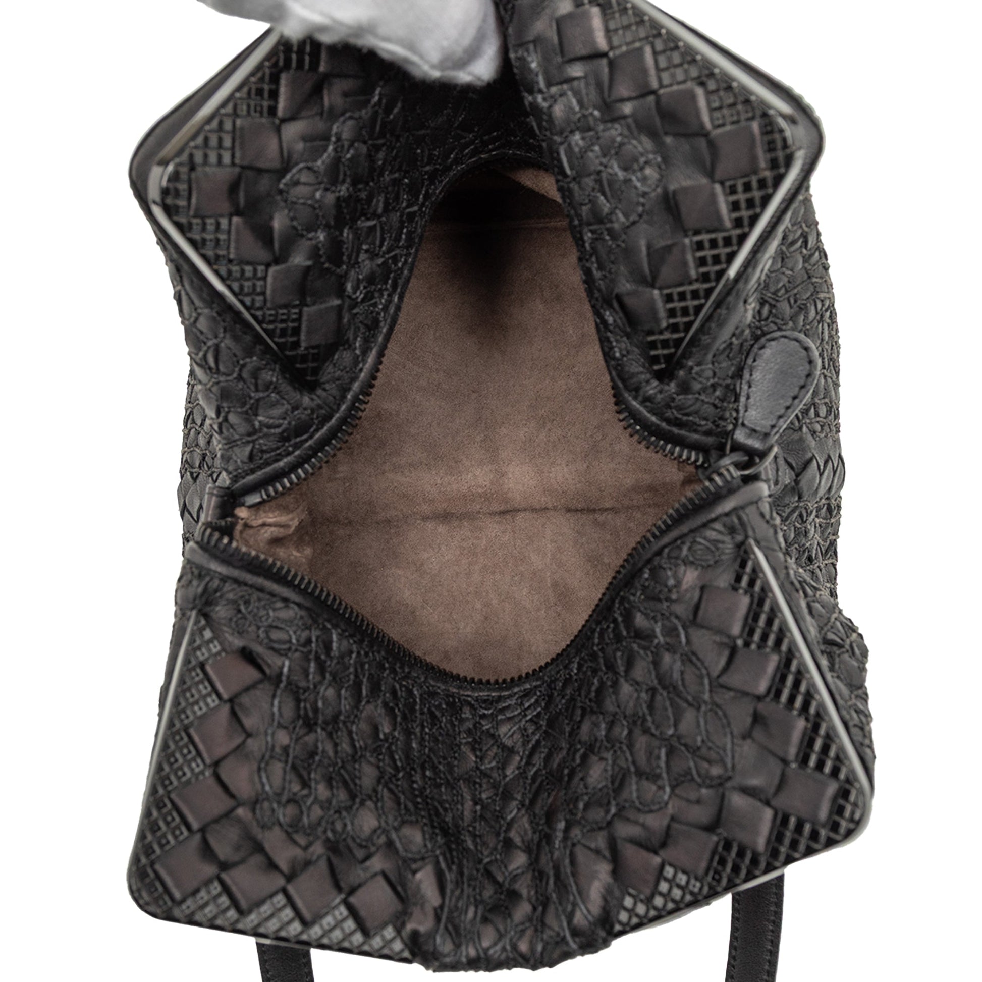 Bottega Veneta Nappa Intrecciato Square Handbag
