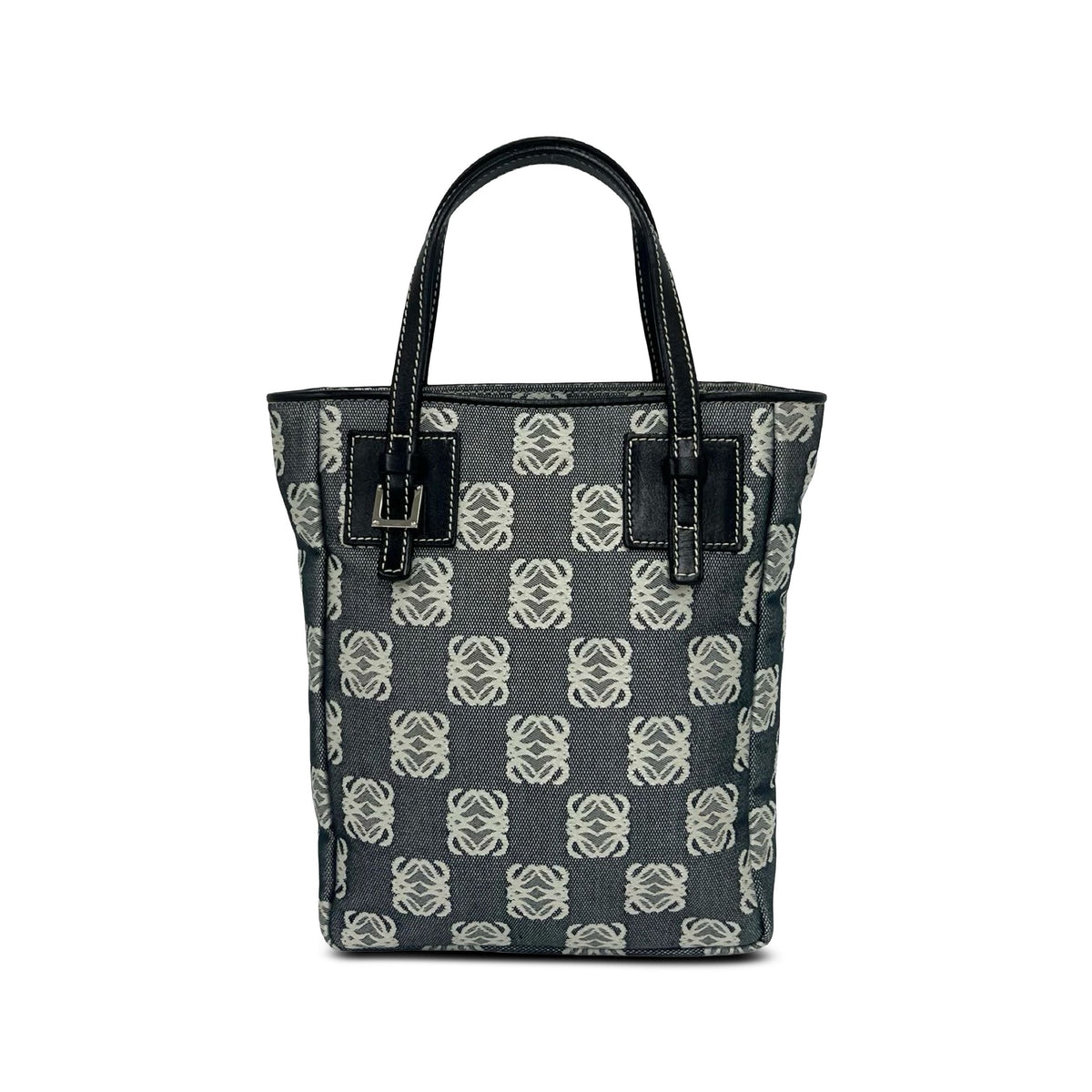 LOEWE Anagram Canvas Tote — Gray