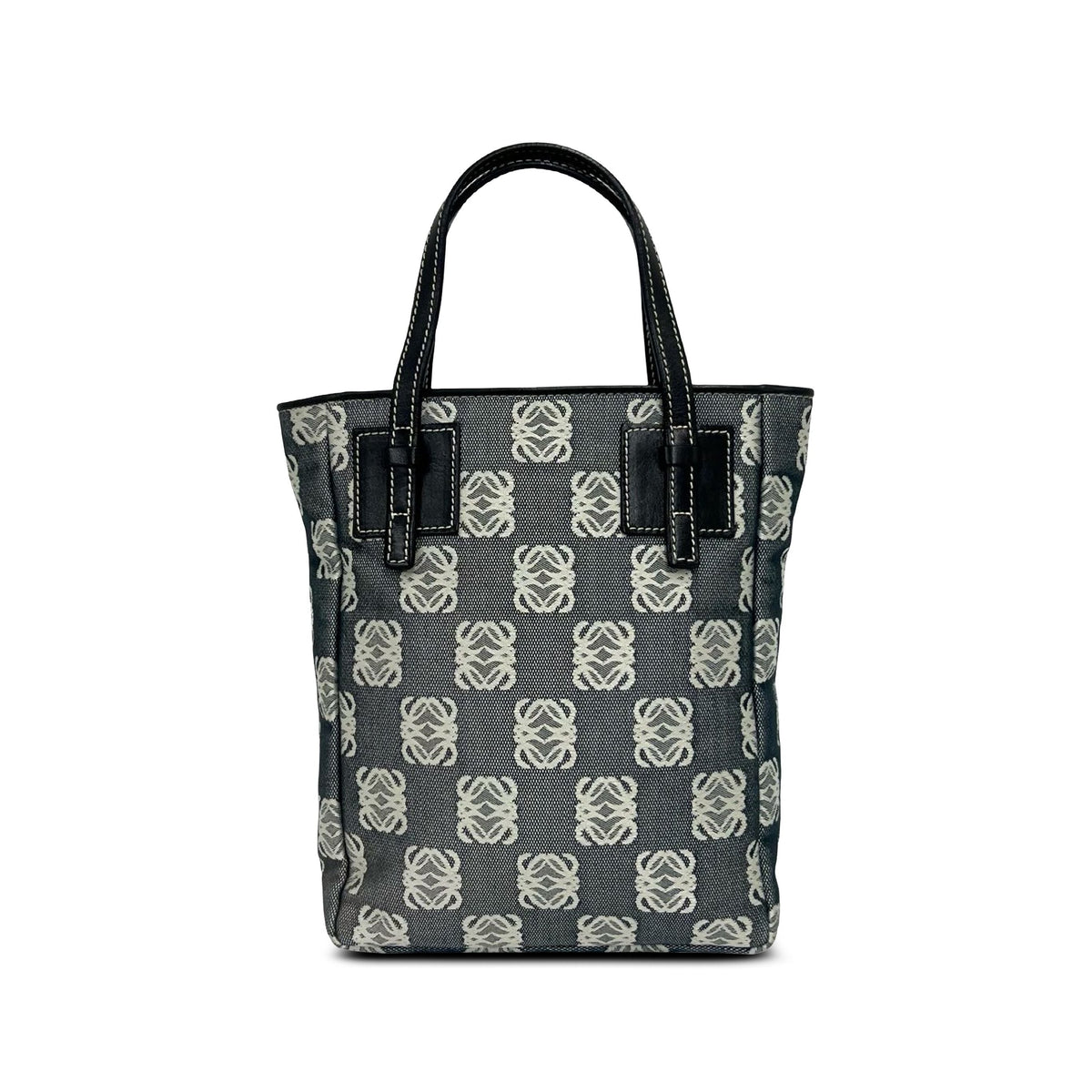 LOEWE Anagram Canvas Tote — Gray