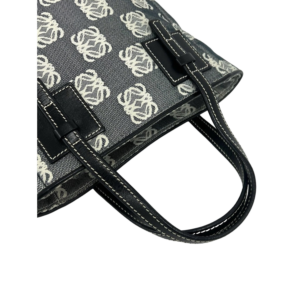 LOEWE Anagram Canvas Tote — Gray