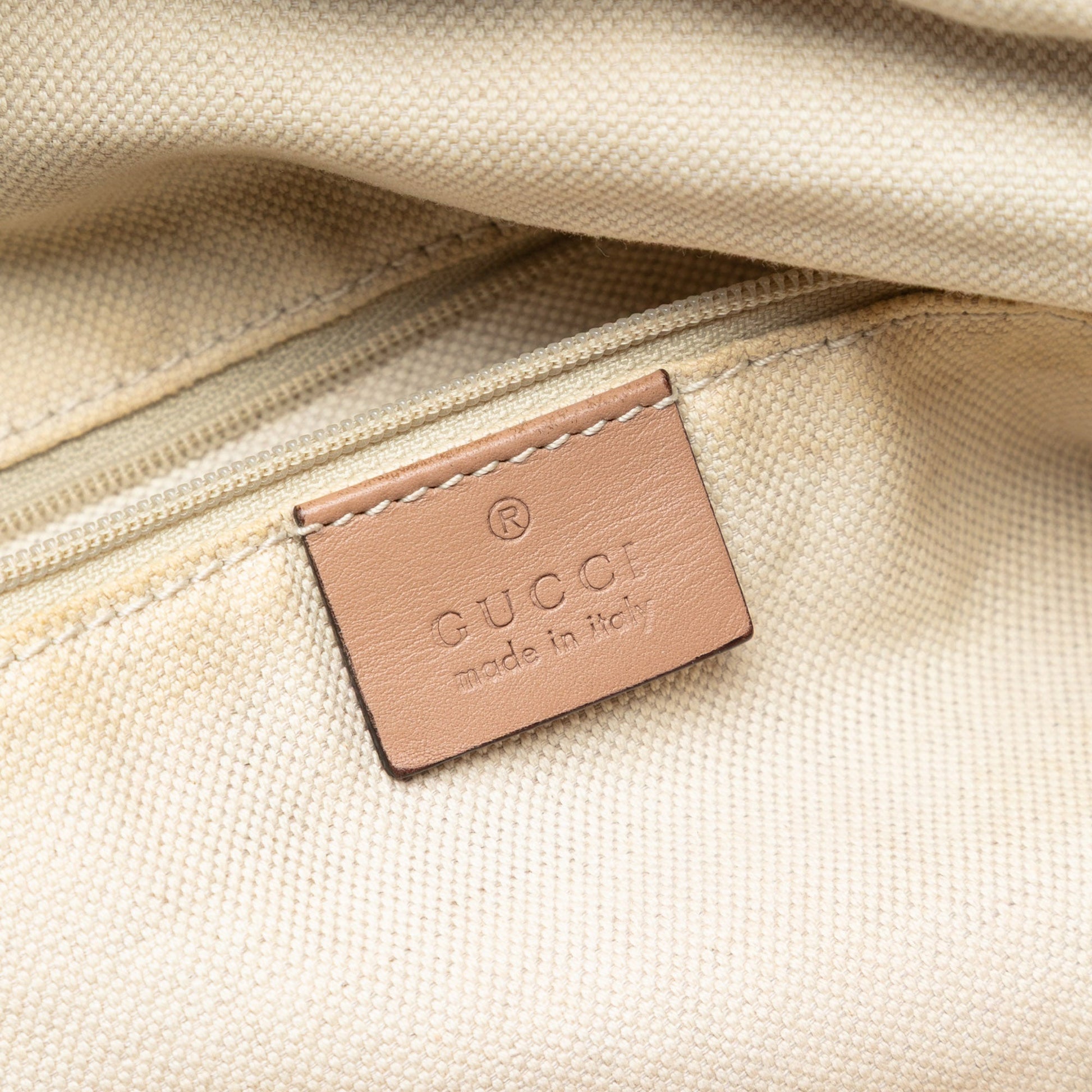 Gucci Diamante Canvas Sukey Satchel