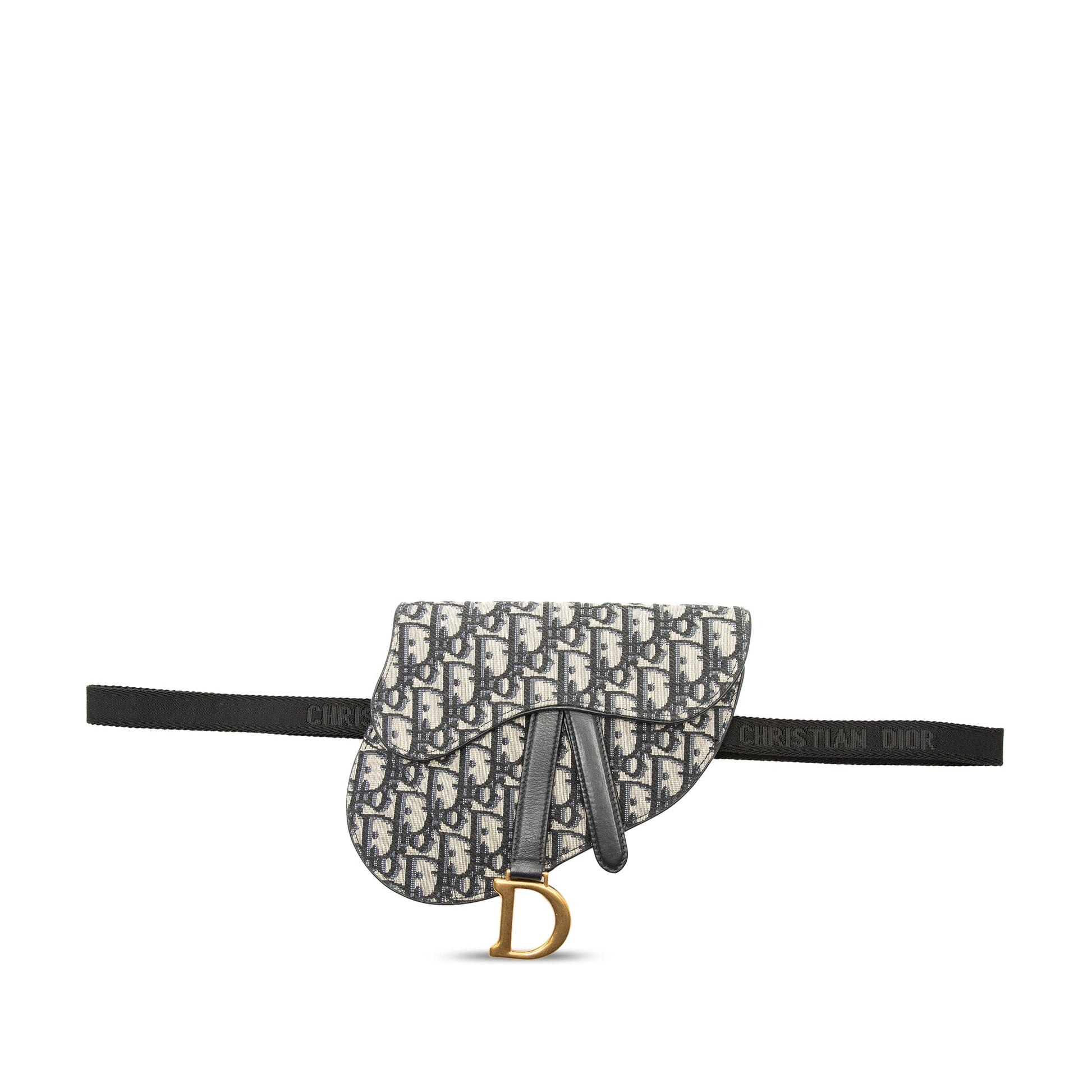 Dior Oblique Canvas Saddle Belt Bag